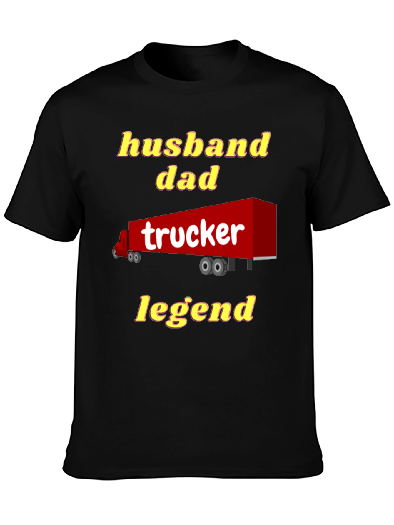 Husband Dad Trucker Legend T-Shirt