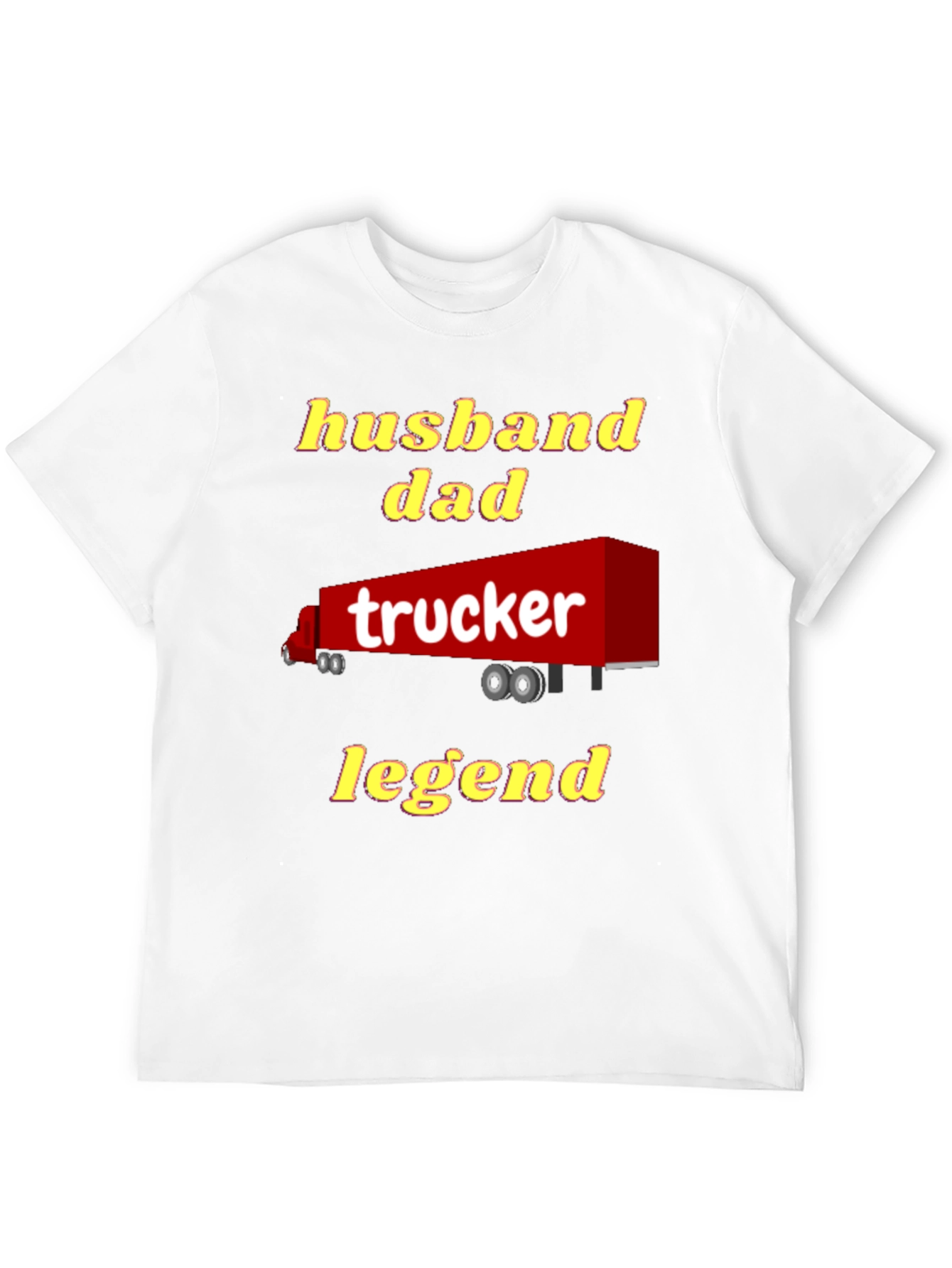 Husband Dad Trucker Legend T-Shirt