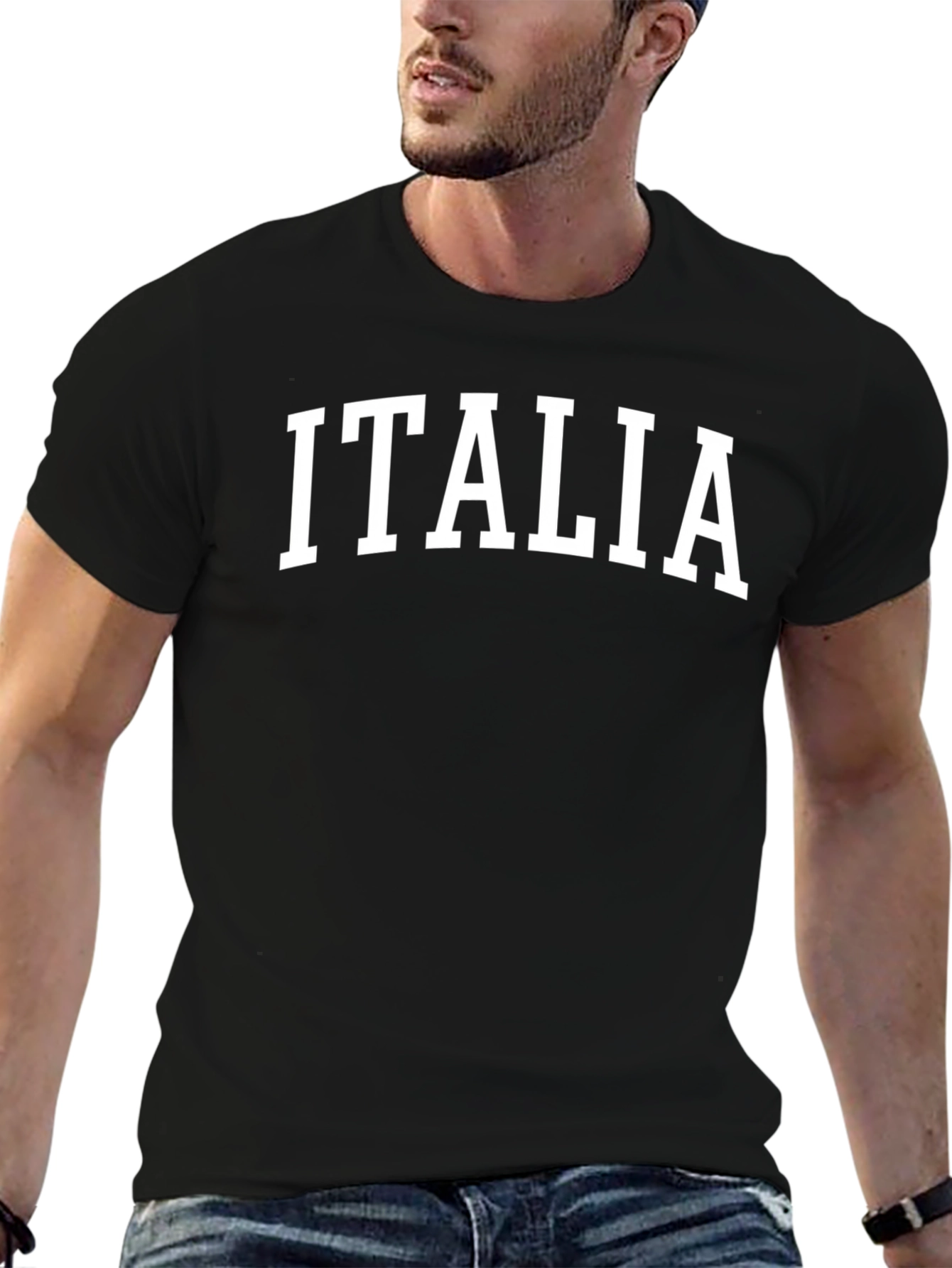 Italia Graphic Tee - Classic Style Comfortable Fit
