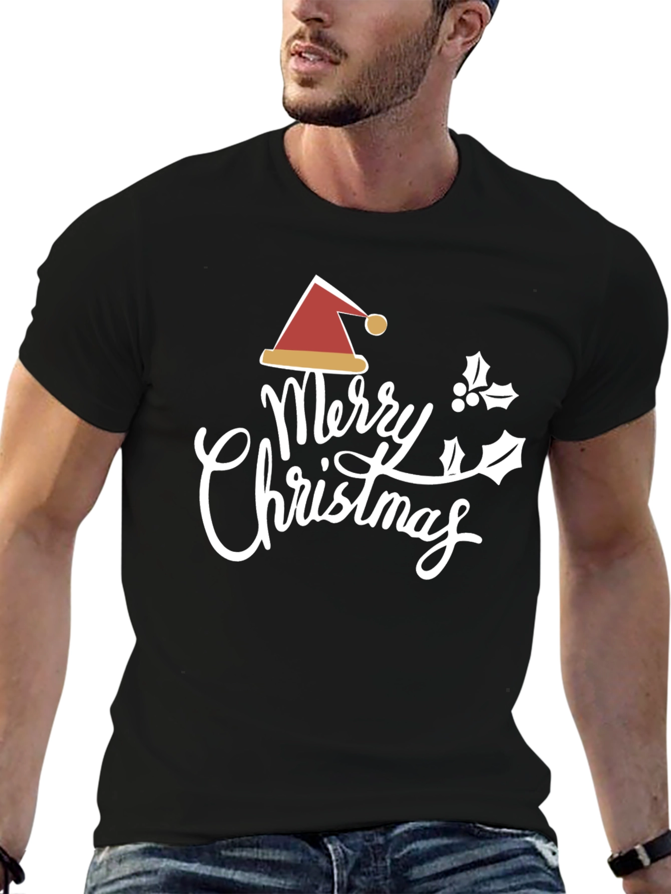 Merry Christmas Graphic Tee Shirt