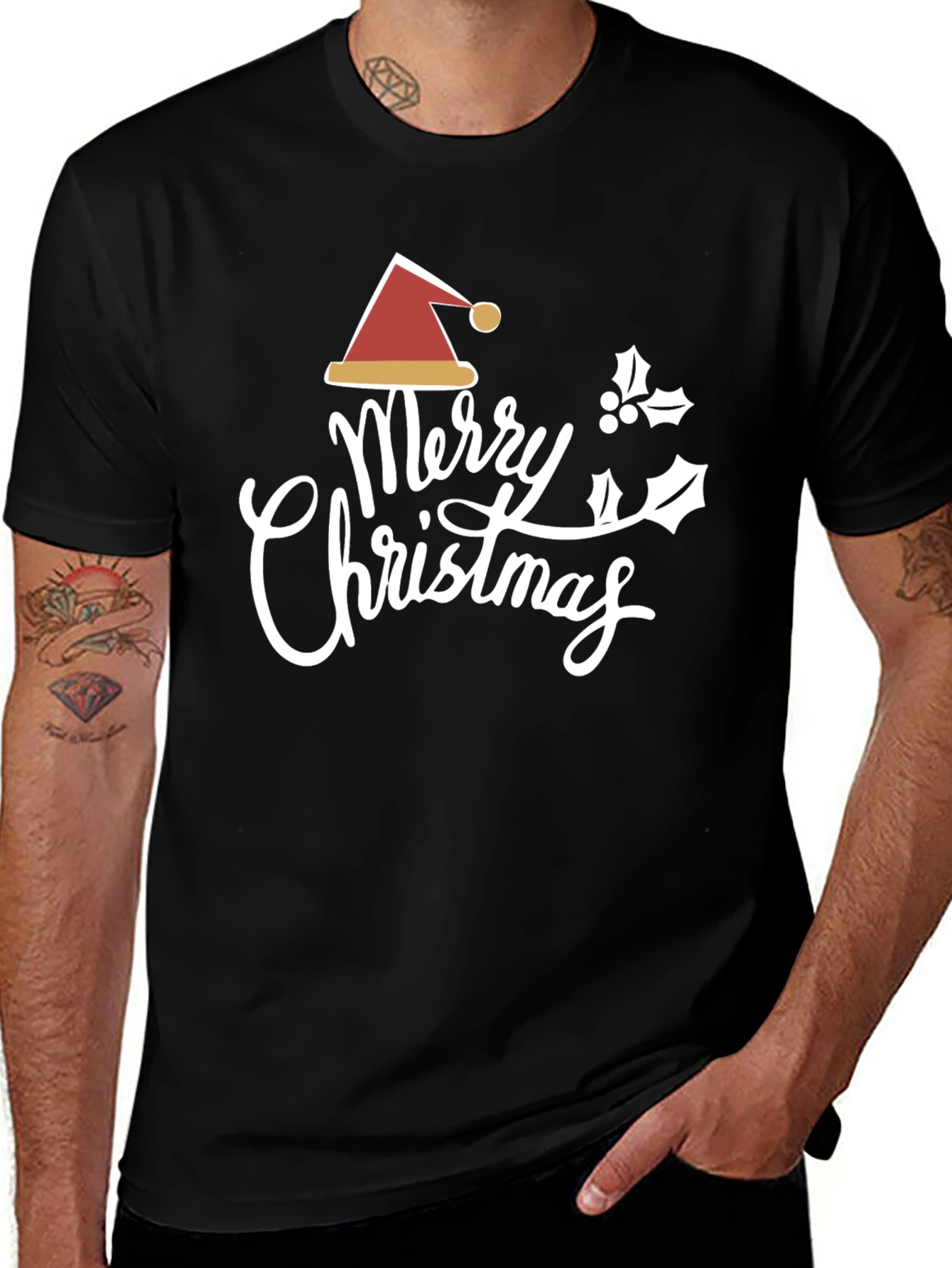 Merry Christmas Graphic Tee Shirt