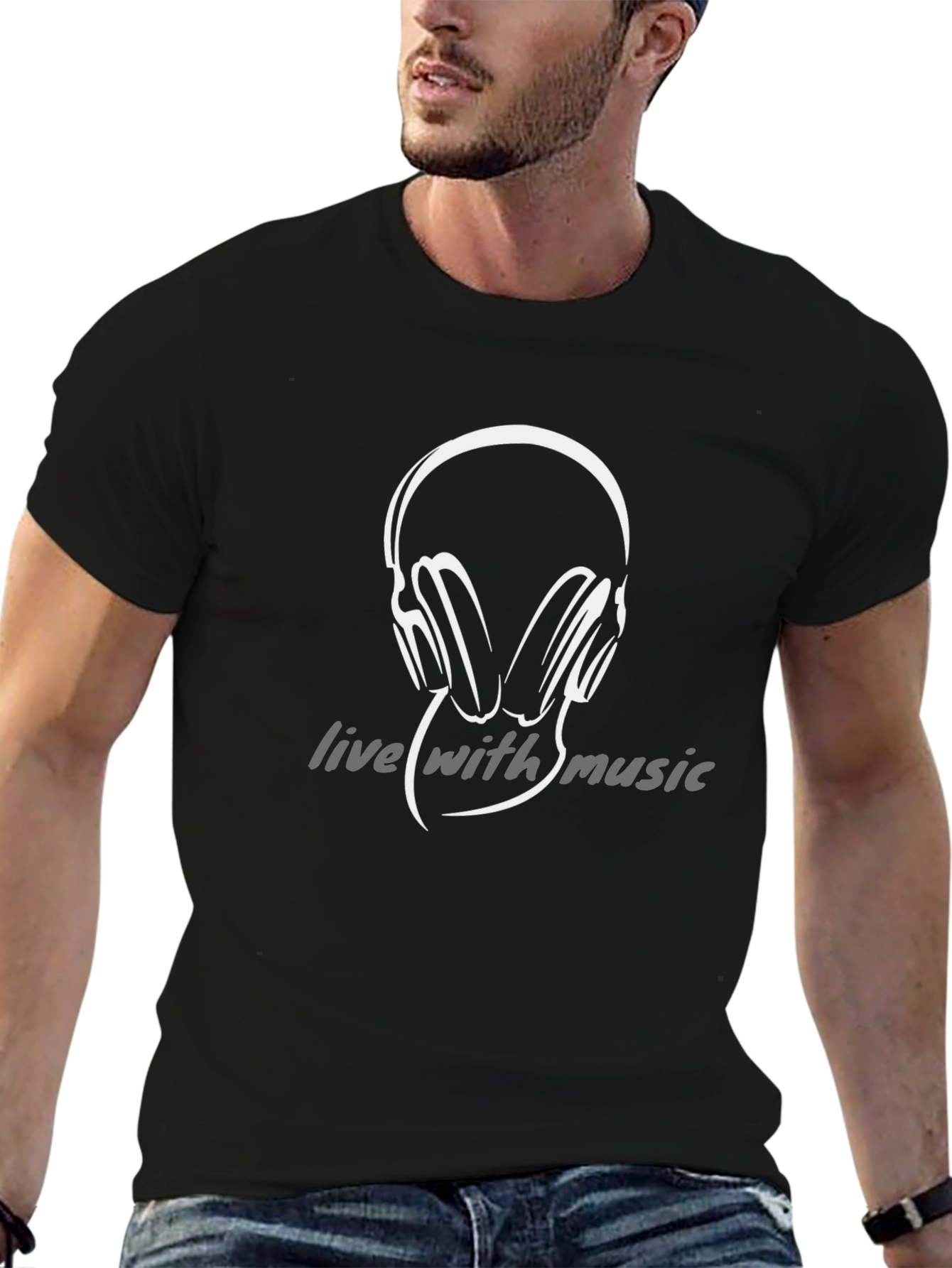 Headphones Music T-Shirt
