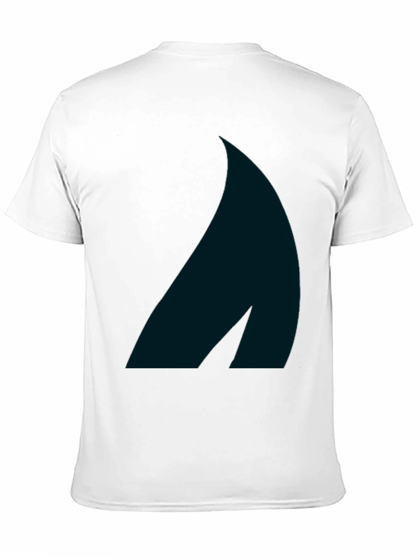 Stylish Black Tee with Abstract Graphic Print