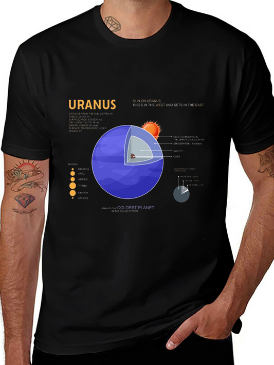 Uranus Planet Graphic T-Shirt - Unisex