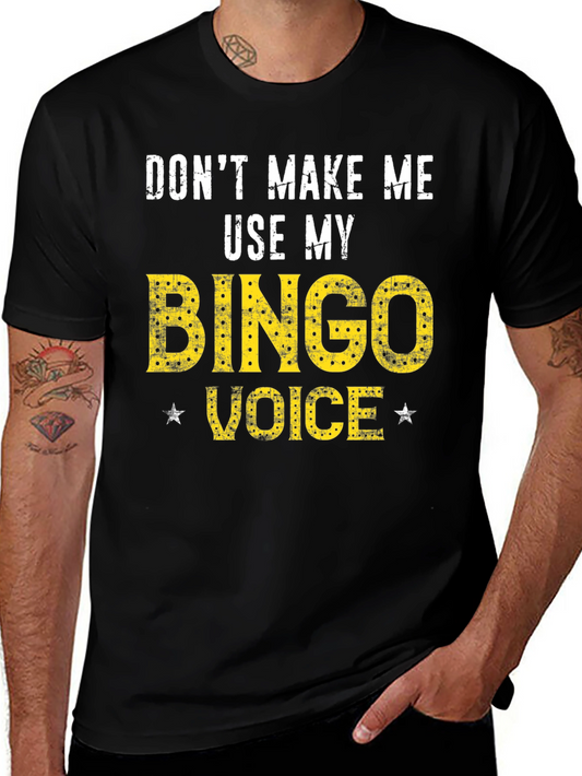 Bingo Voice T-Shirt - Funny Bingo Lover Tee