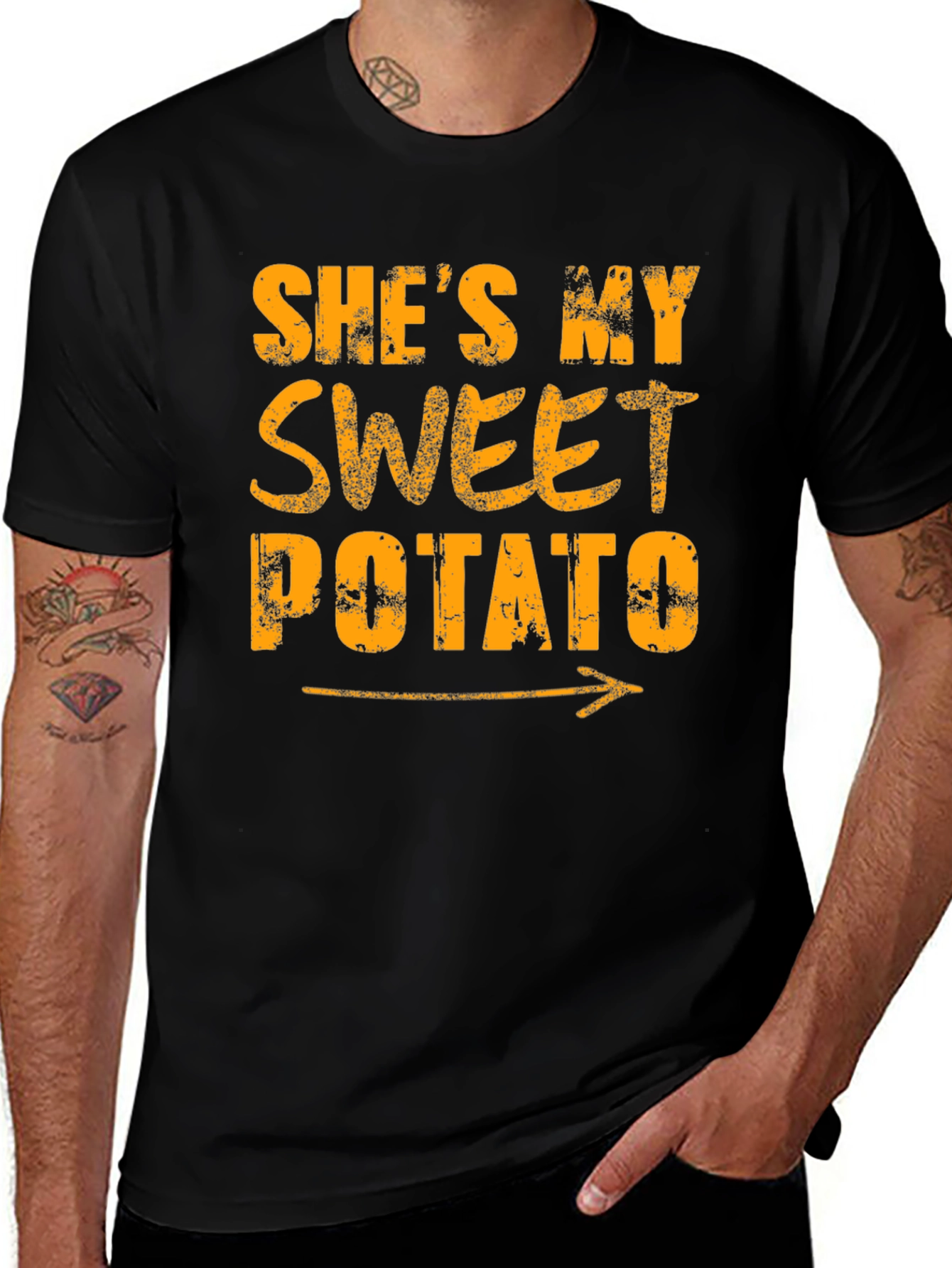 Shes My Sweet Potato Funny Couple T-Shirt