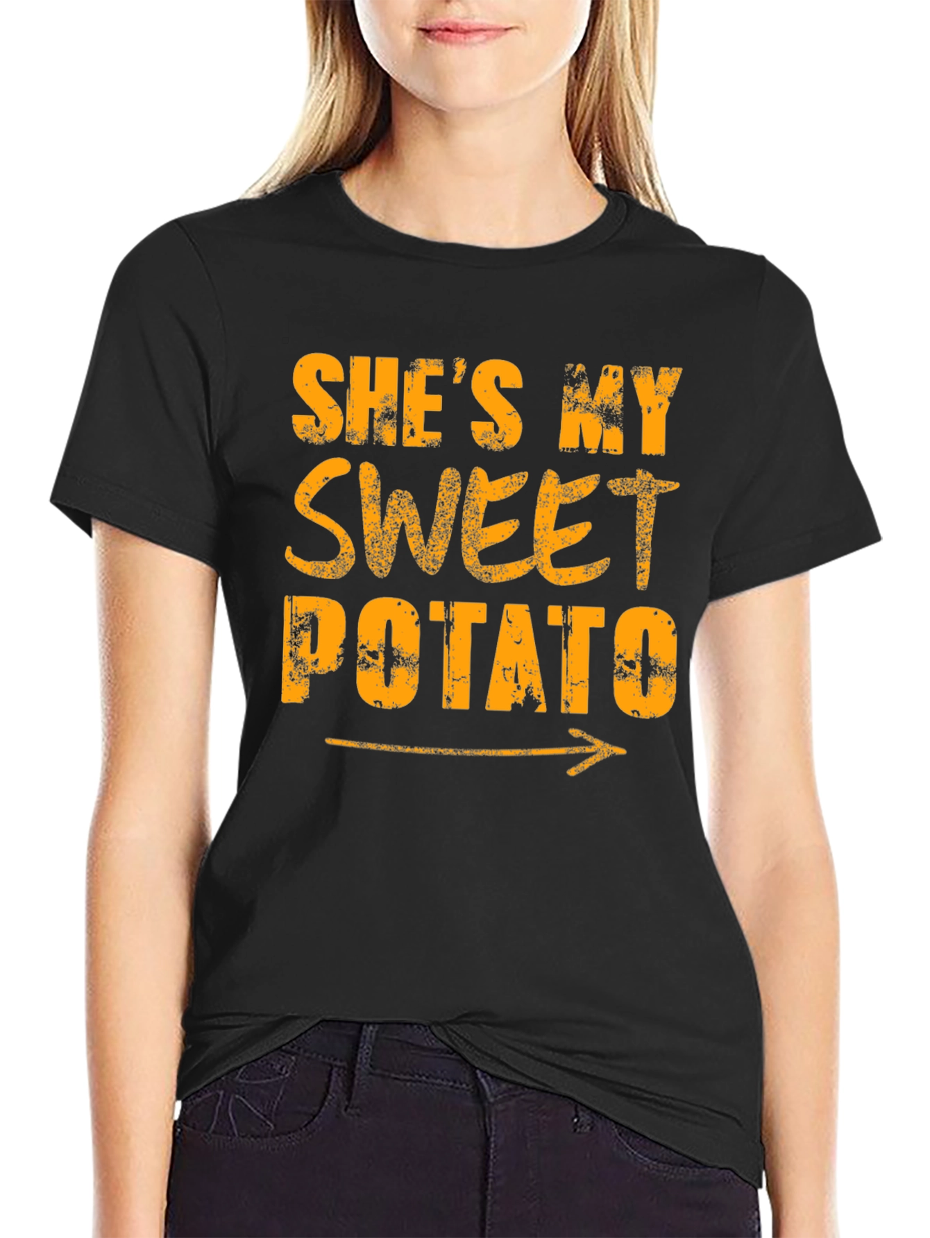 Shes My Sweet Potato Funny Couple T-Shirt