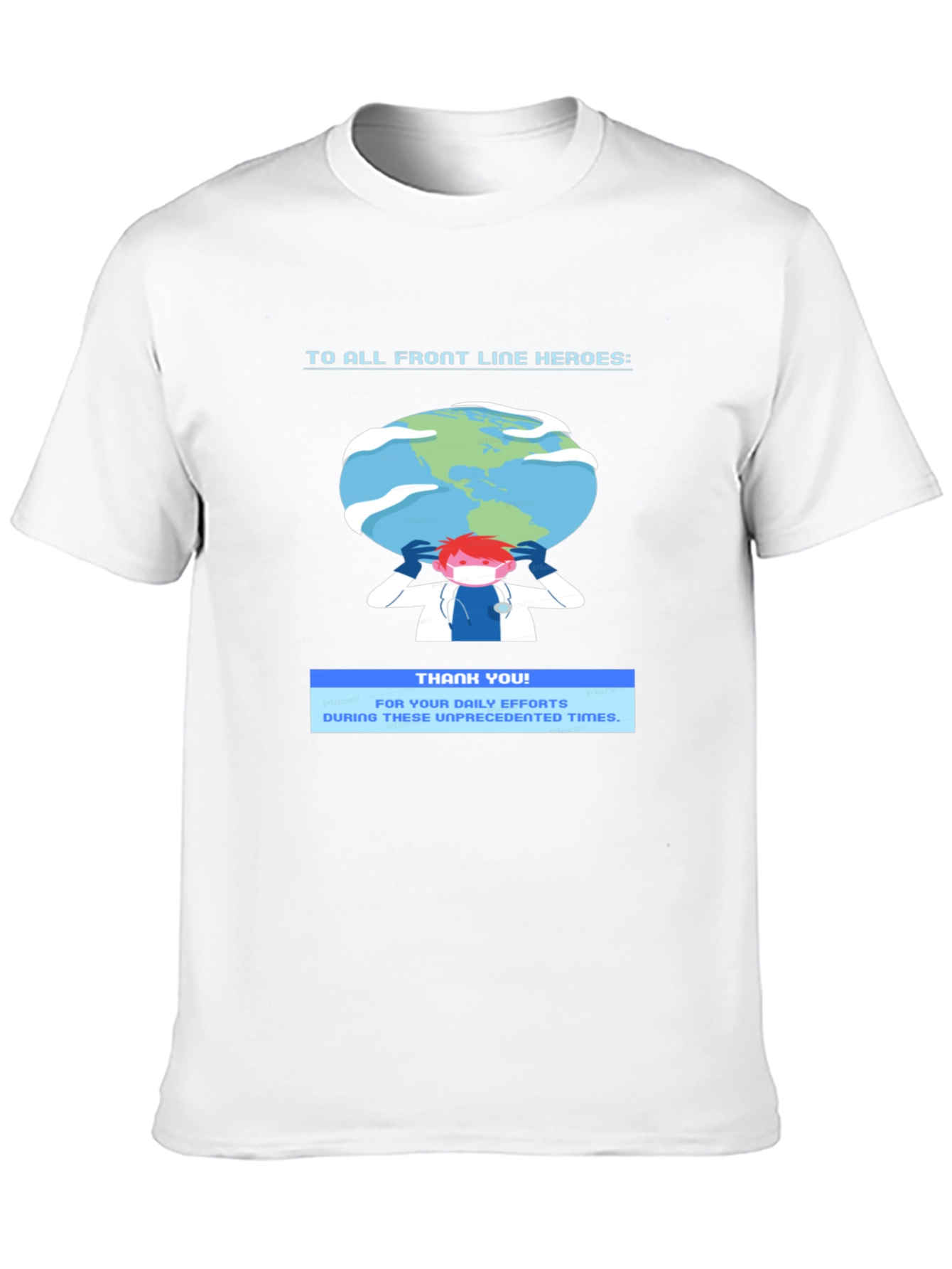 Front Line Heroes Graphic T-Shirt - Thank You Tee