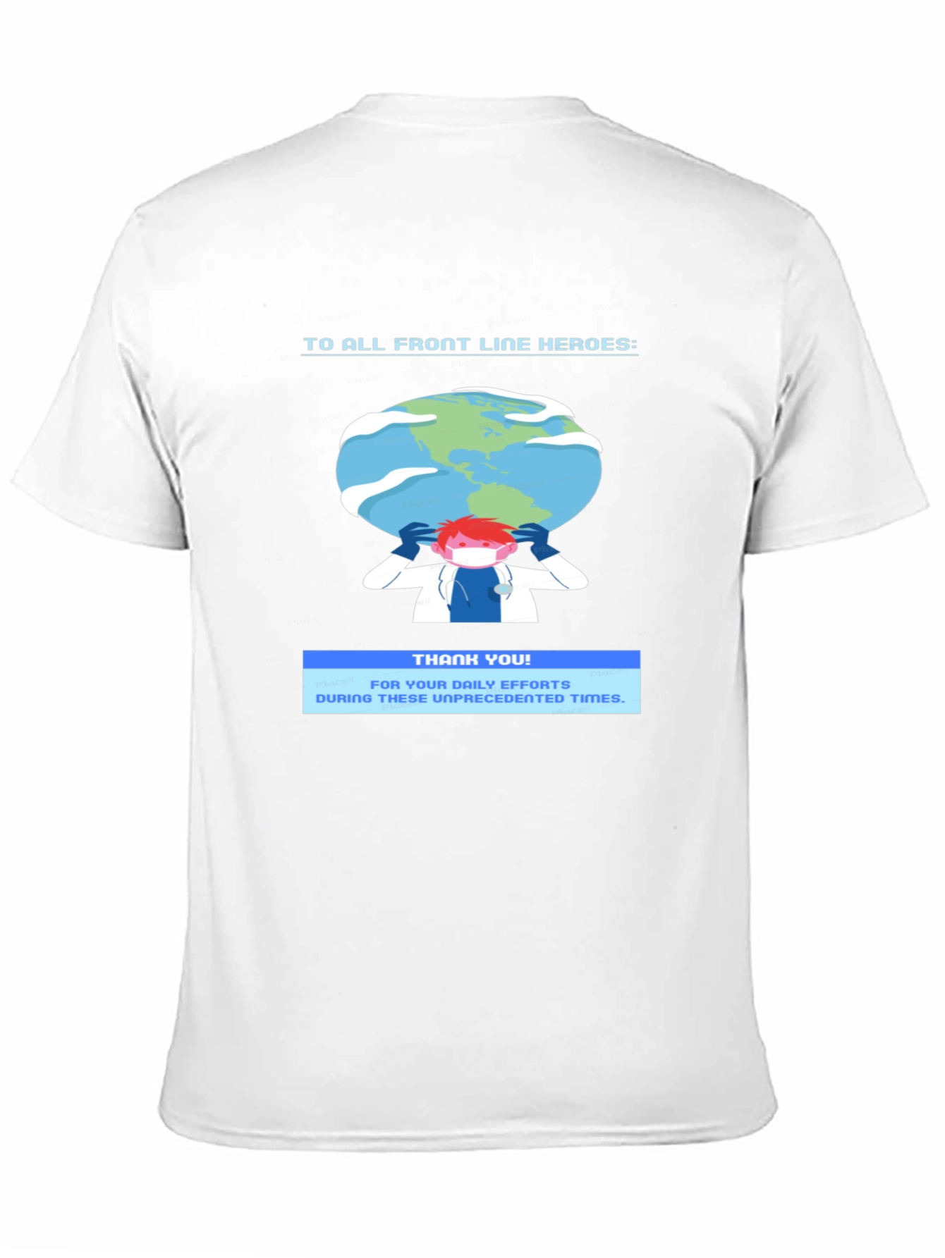Front Line Heroes Graphic T-Shirt - Thank You Tee
