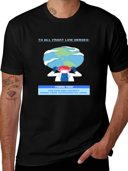 Front Line Heroes Graphic T-Shirt - Thank You Tee