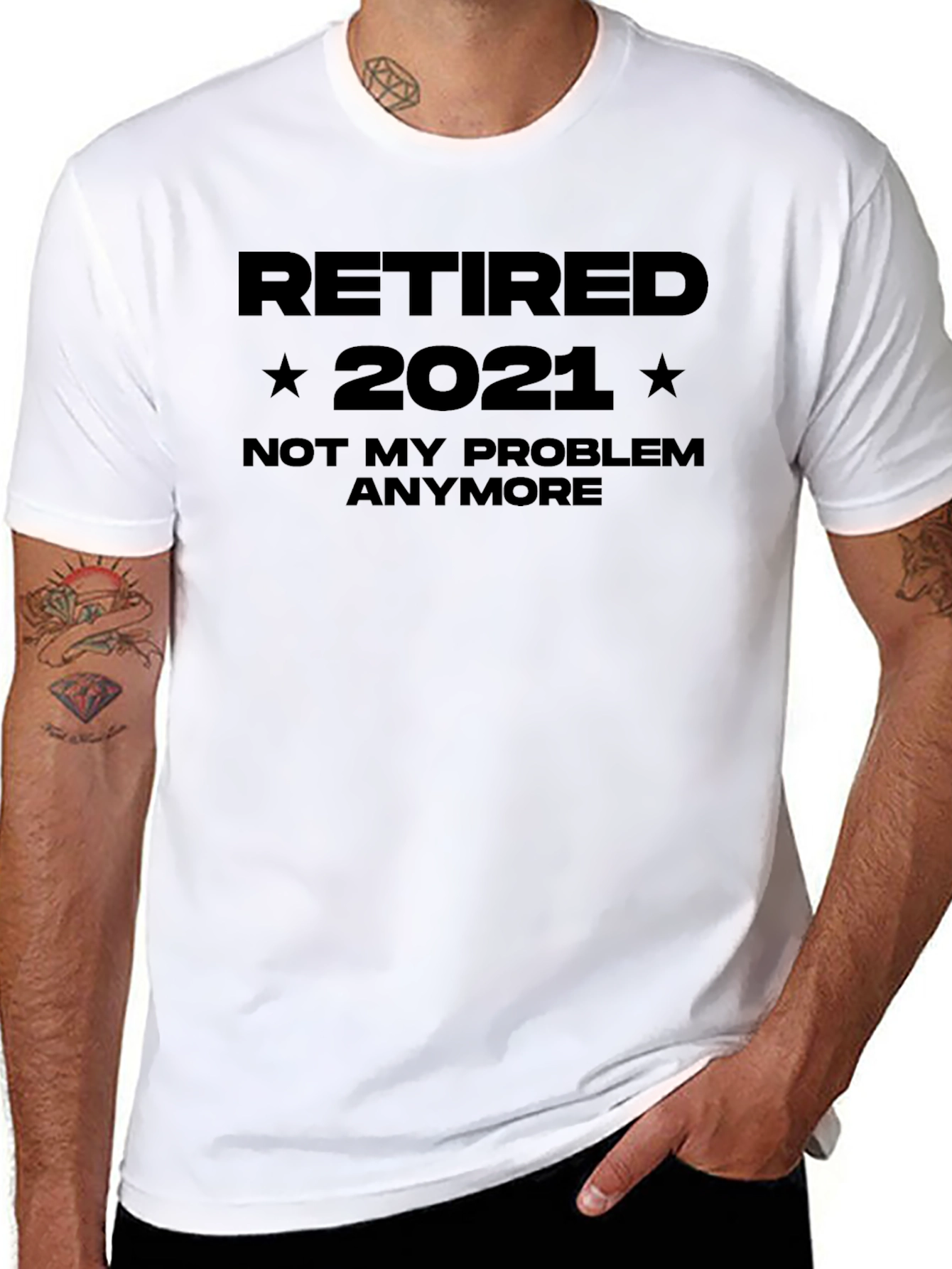 Retired 2021 T-Shirt Funny Retirement Gift