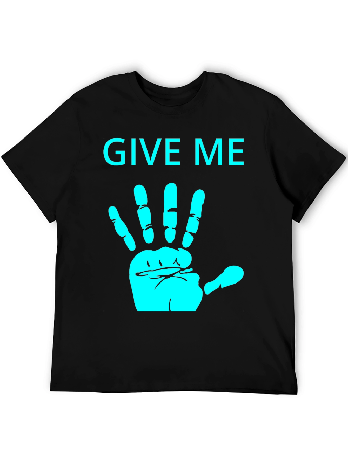 Give Me A Hand Novelty Graphic T-Shirt