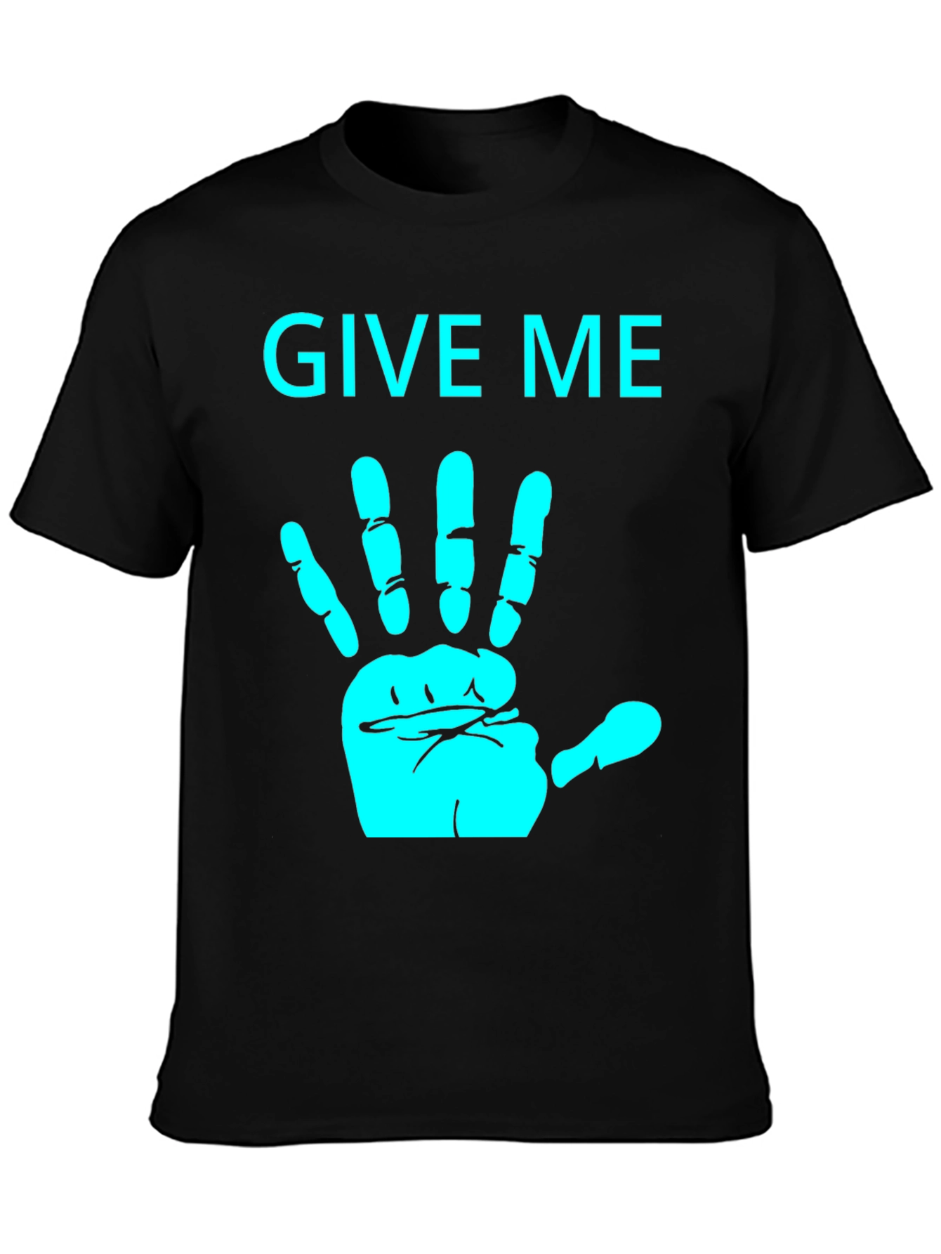 Give Me A Hand Novelty Graphic T-Shirt