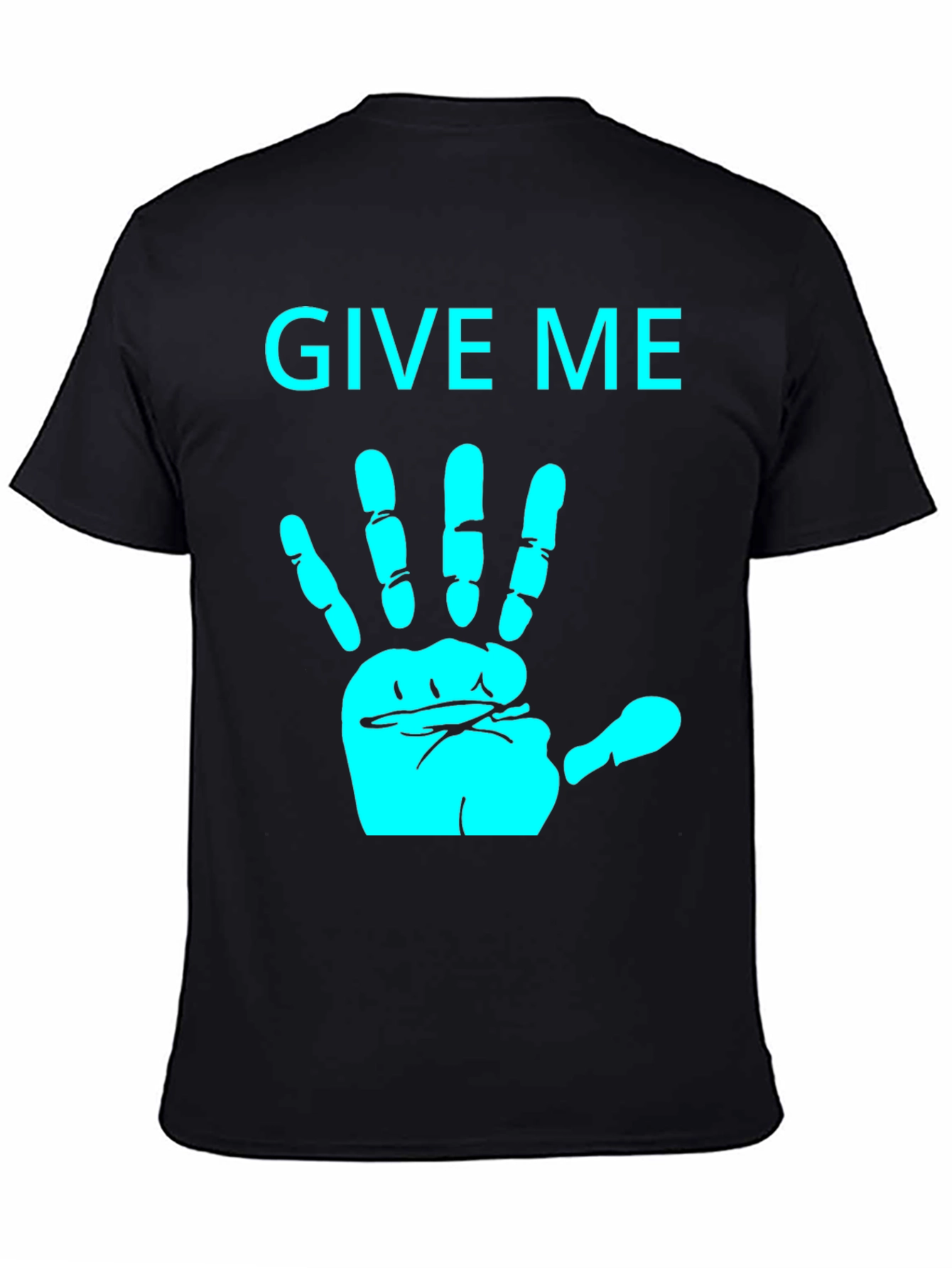 Give Me A Hand Novelty Graphic T-Shirt