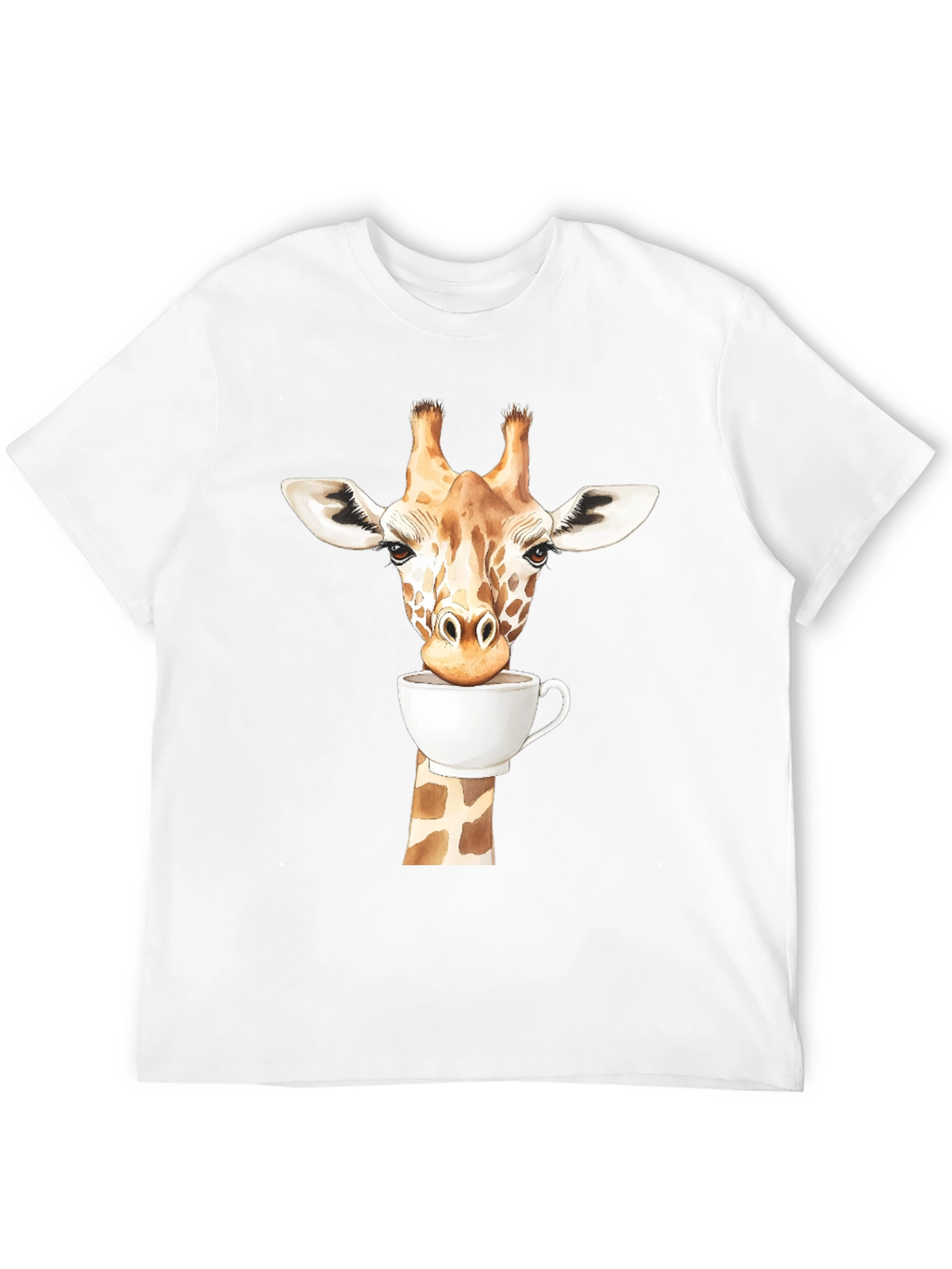 Giraffe Coffee Lover T-Shirt