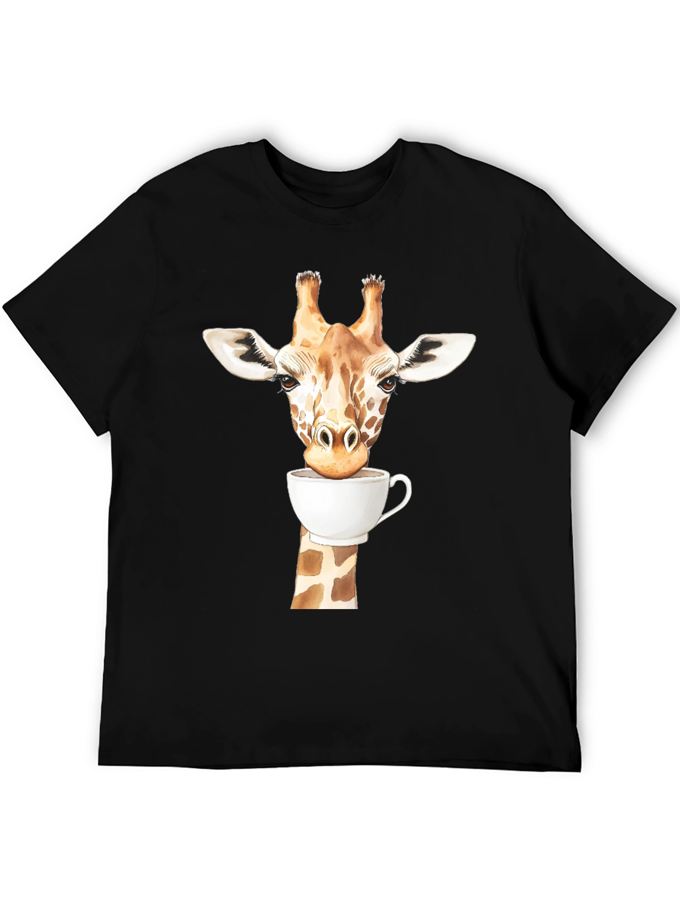 Giraffe Coffee Lover T-Shirt