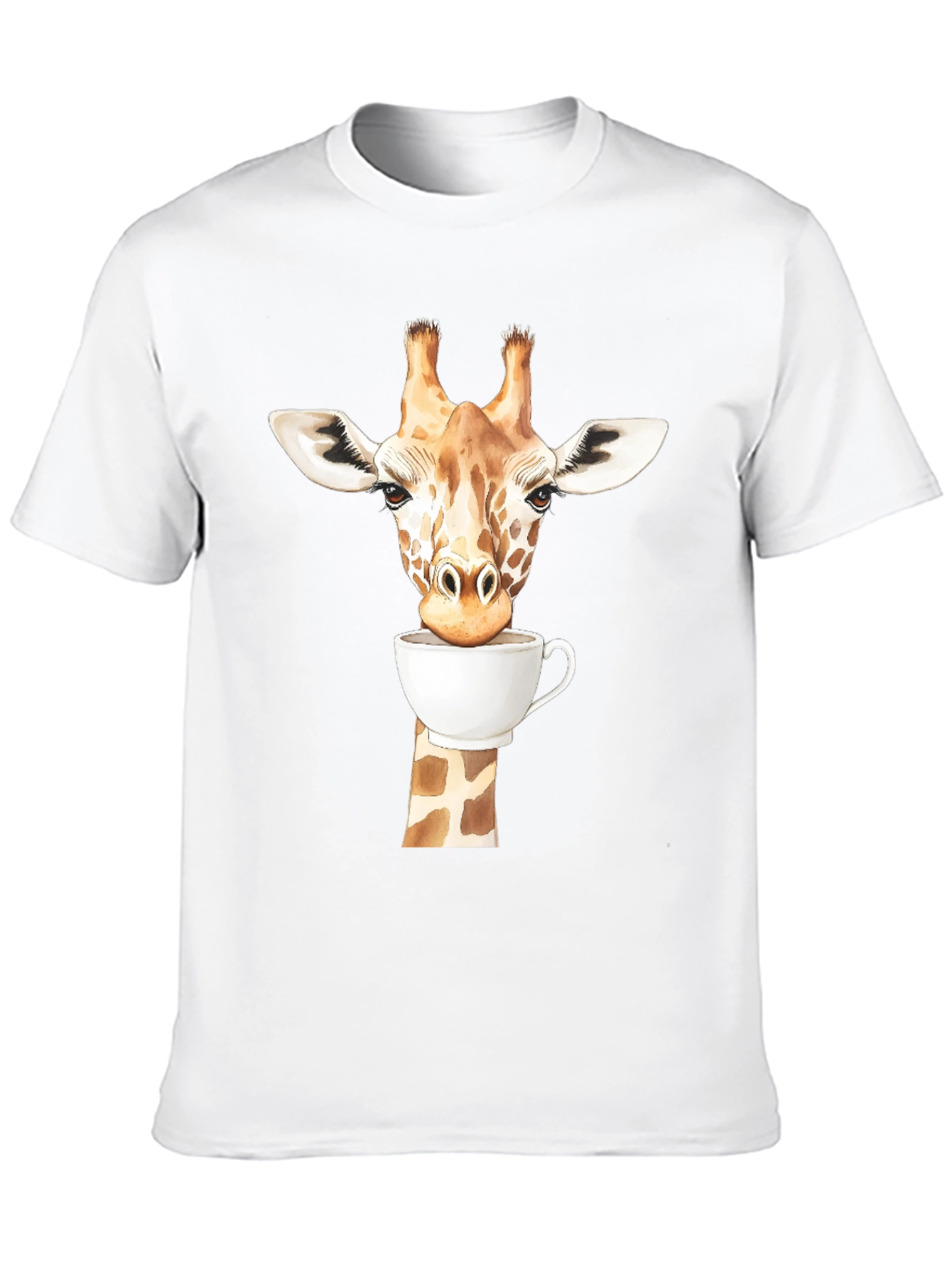 Giraffe Coffee Lover T-Shirt