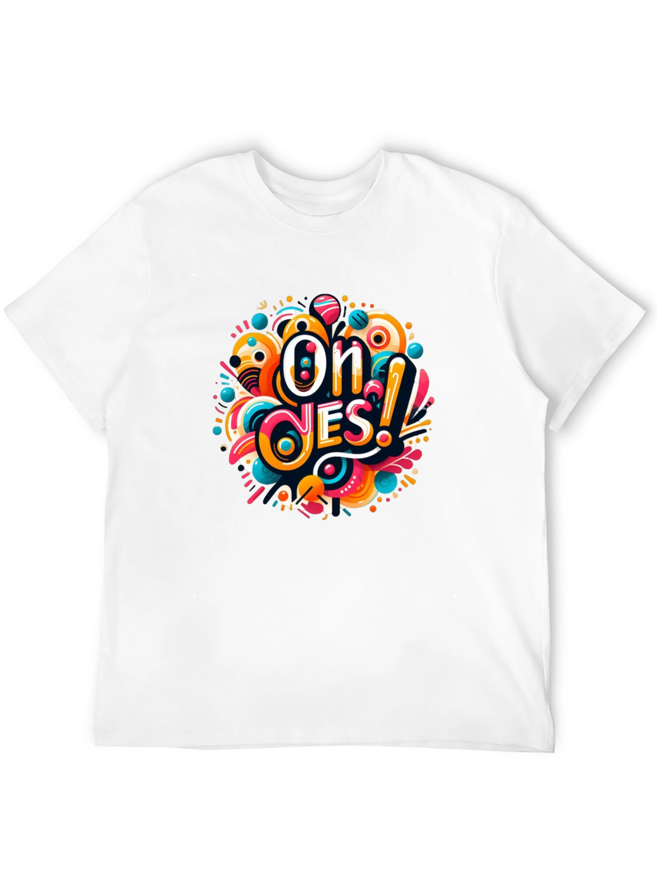 Oh Yes! Graphic T-Shirt - Vibrant Design