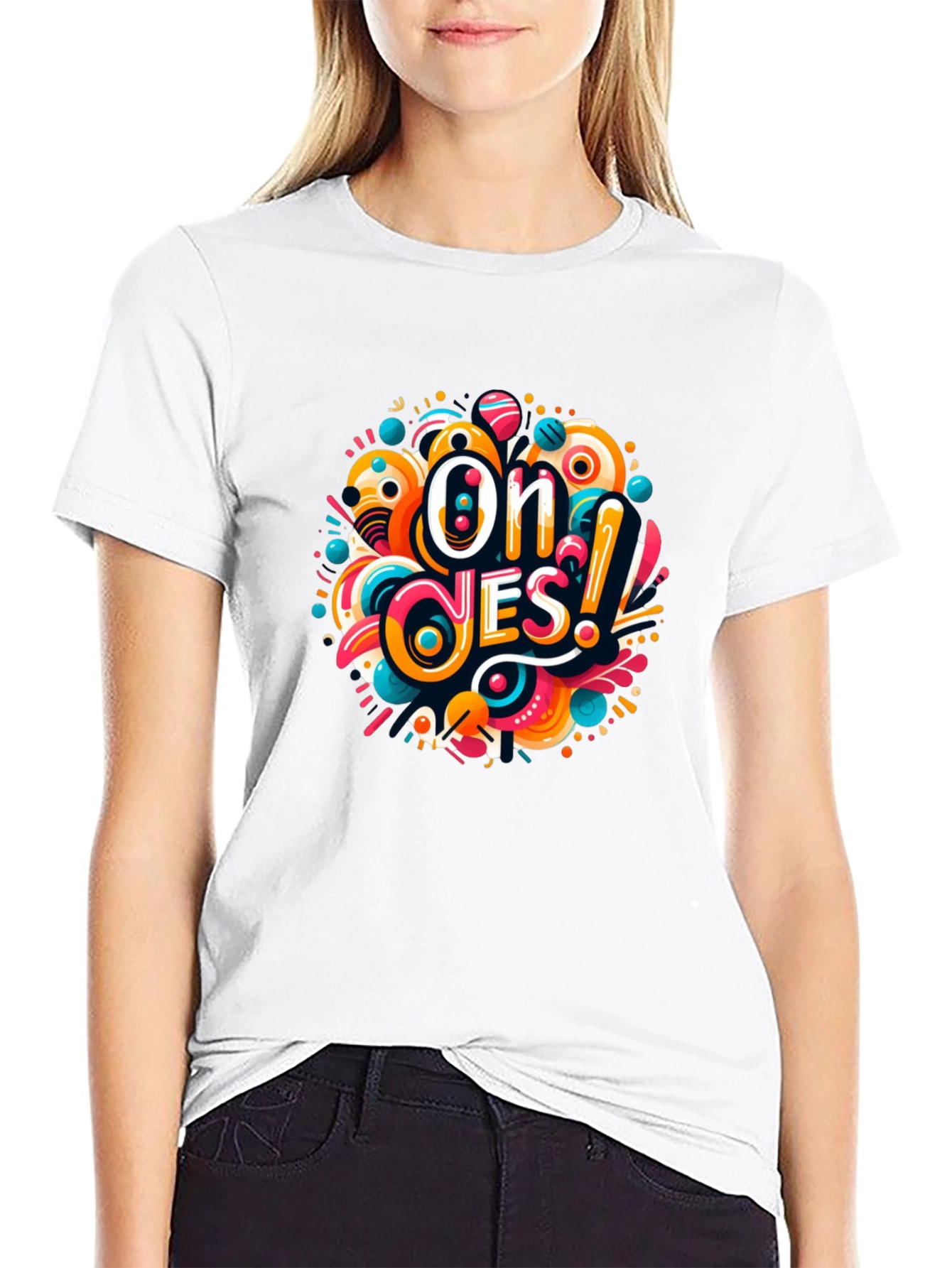 Oh Yes! Graphic T-Shirt - Vibrant Design