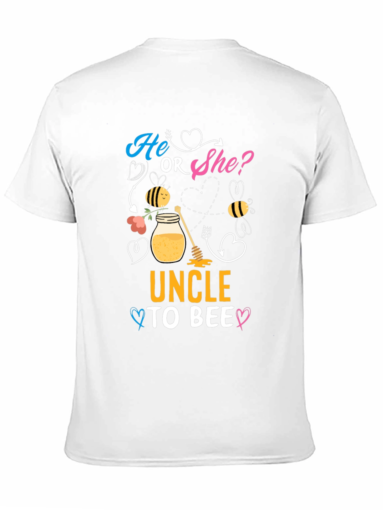 Uncle To Bee T-Shirt: Gender Reveal Party Apparel