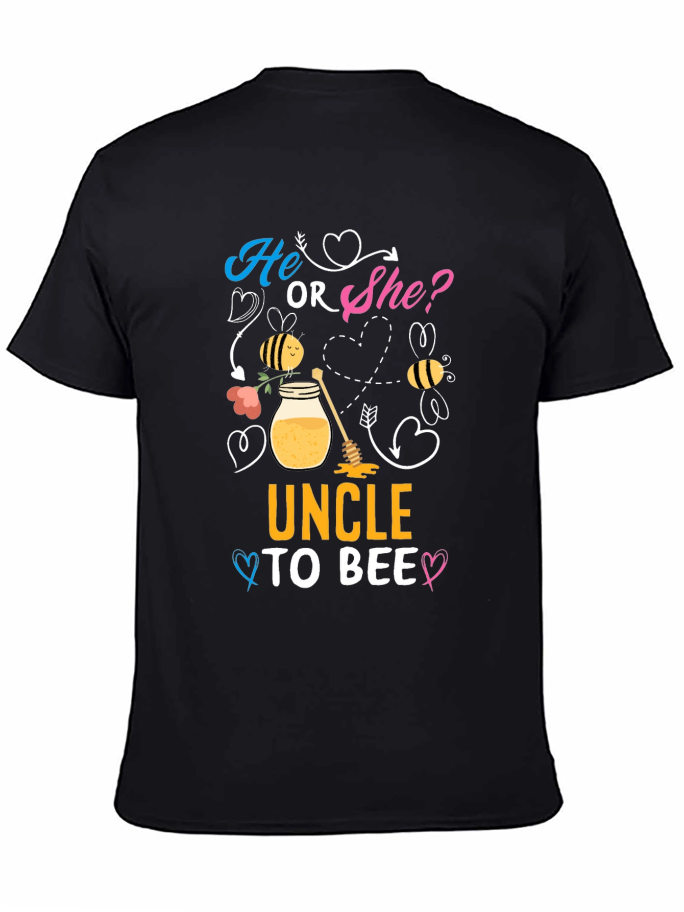 Uncle To Bee T-Shirt: Gender Reveal Party Apparel