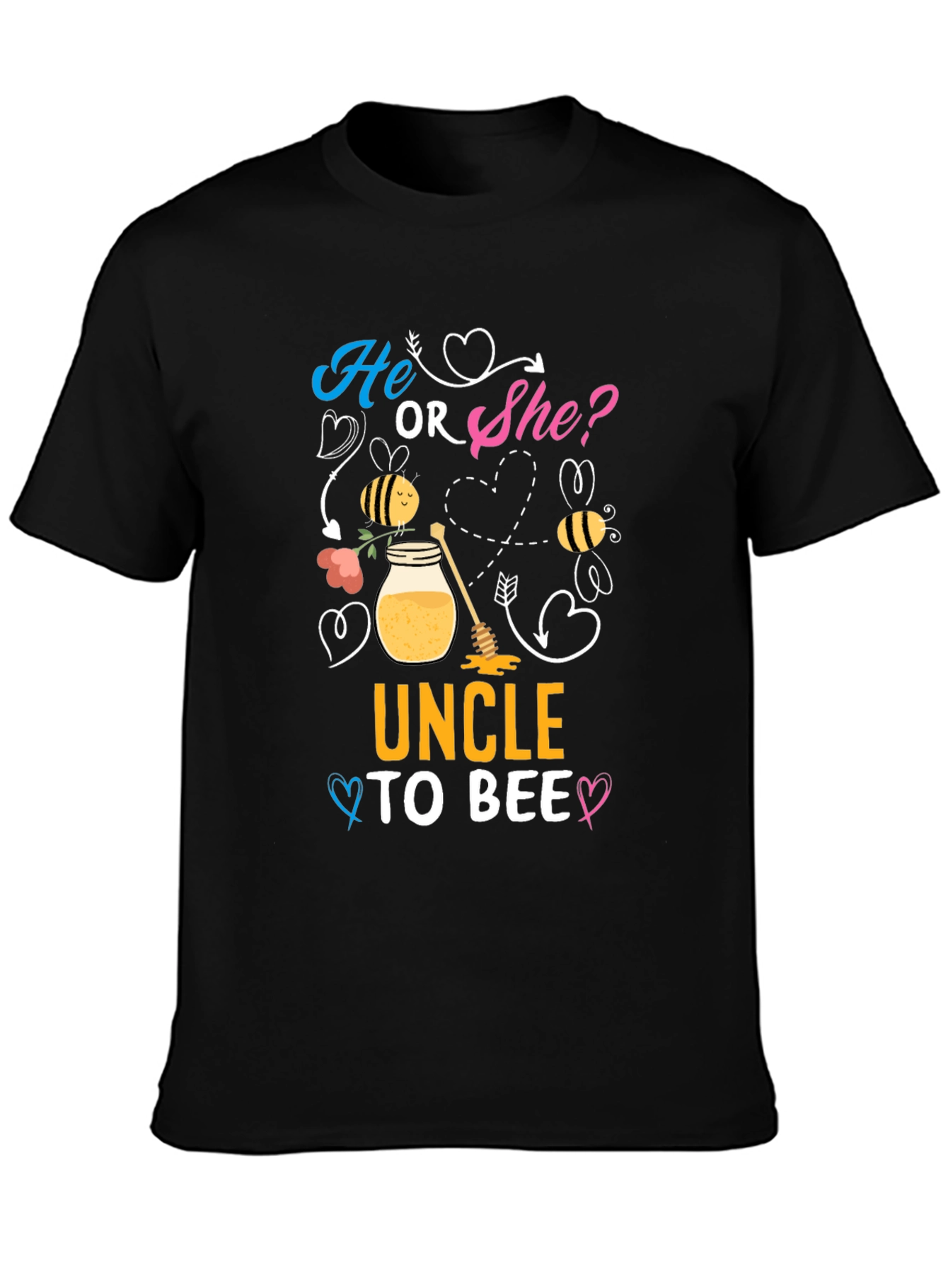 Uncle To Bee T-Shirt: Gender Reveal Party Apparel
