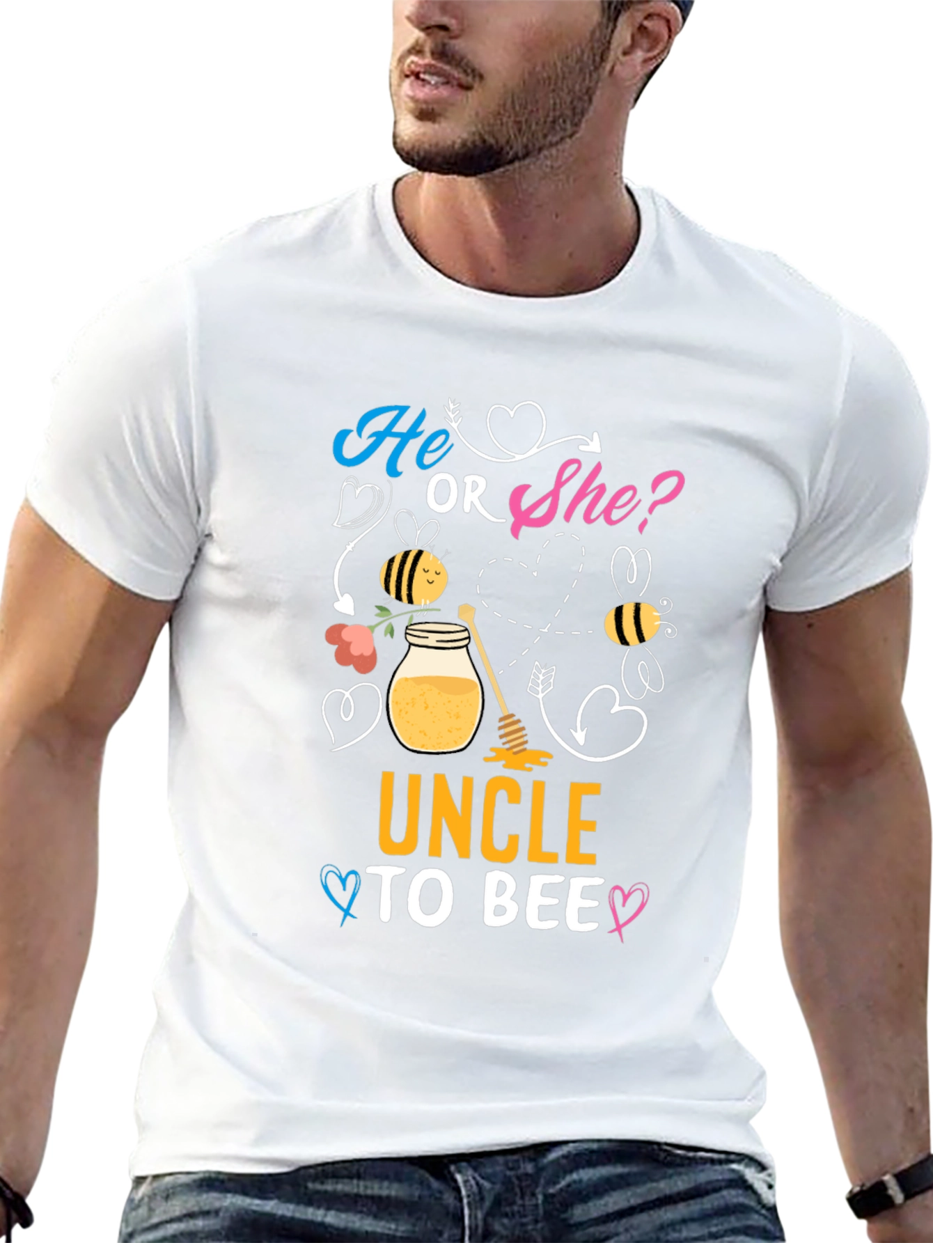 Uncle To Bee T-Shirt: Gender Reveal Party Apparel