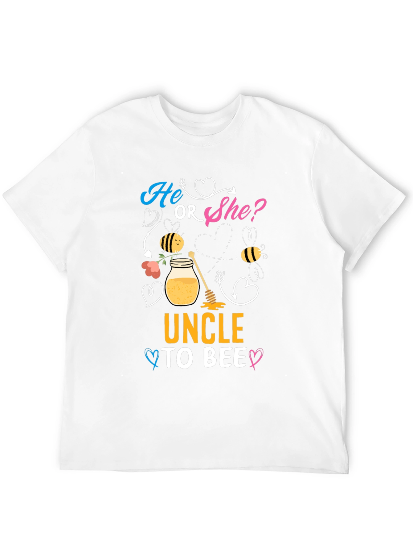 Uncle To Bee T-Shirt: Gender Reveal Party Apparel
