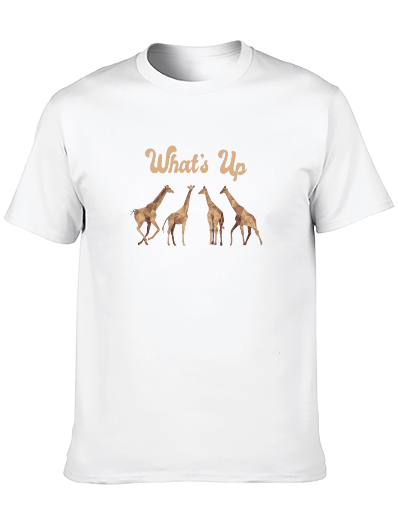 Whats Up Giraffe T-Shirt - Trendy Graphic Tee