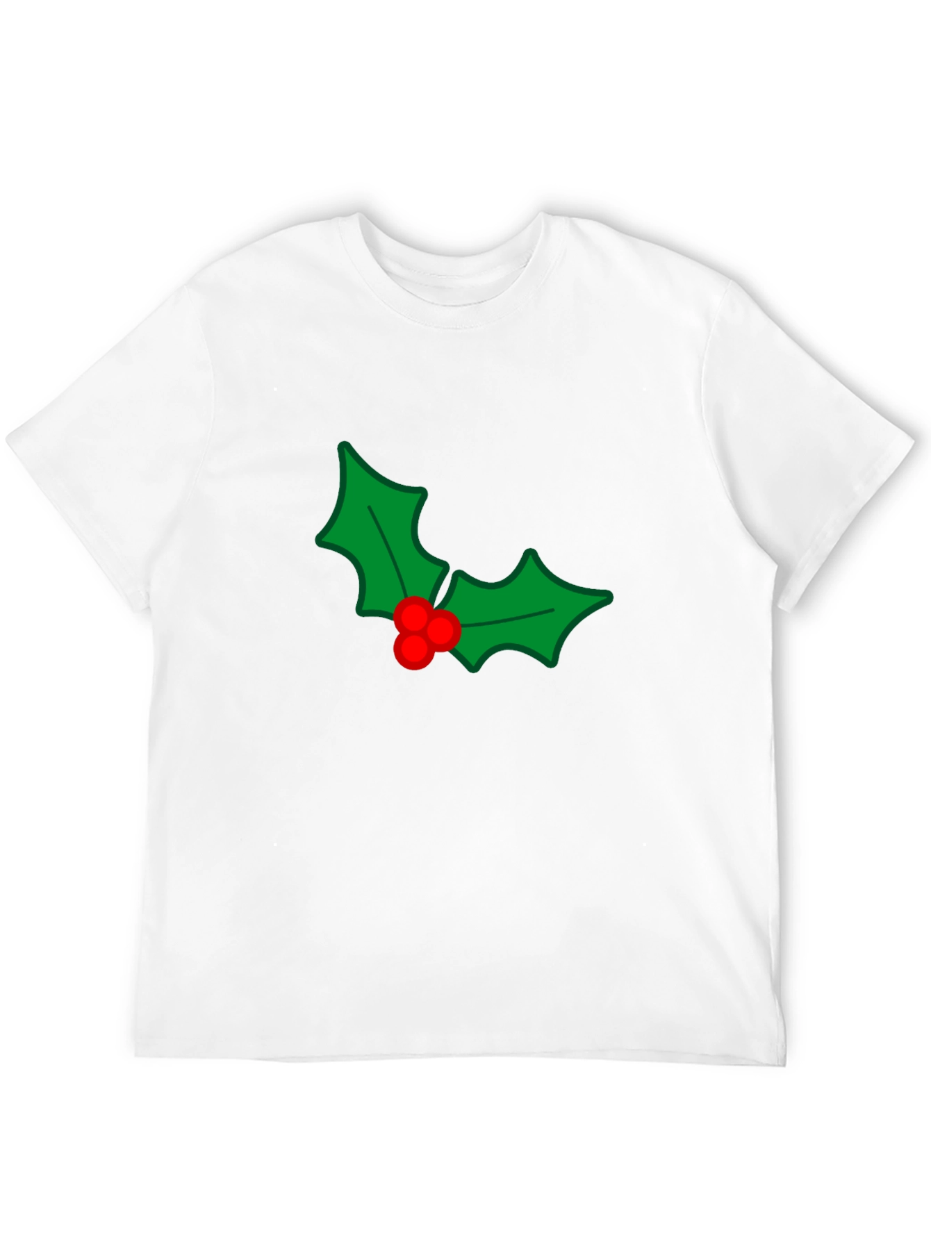 Holly Berry Graphic Tee - Festive Holiday Cheer