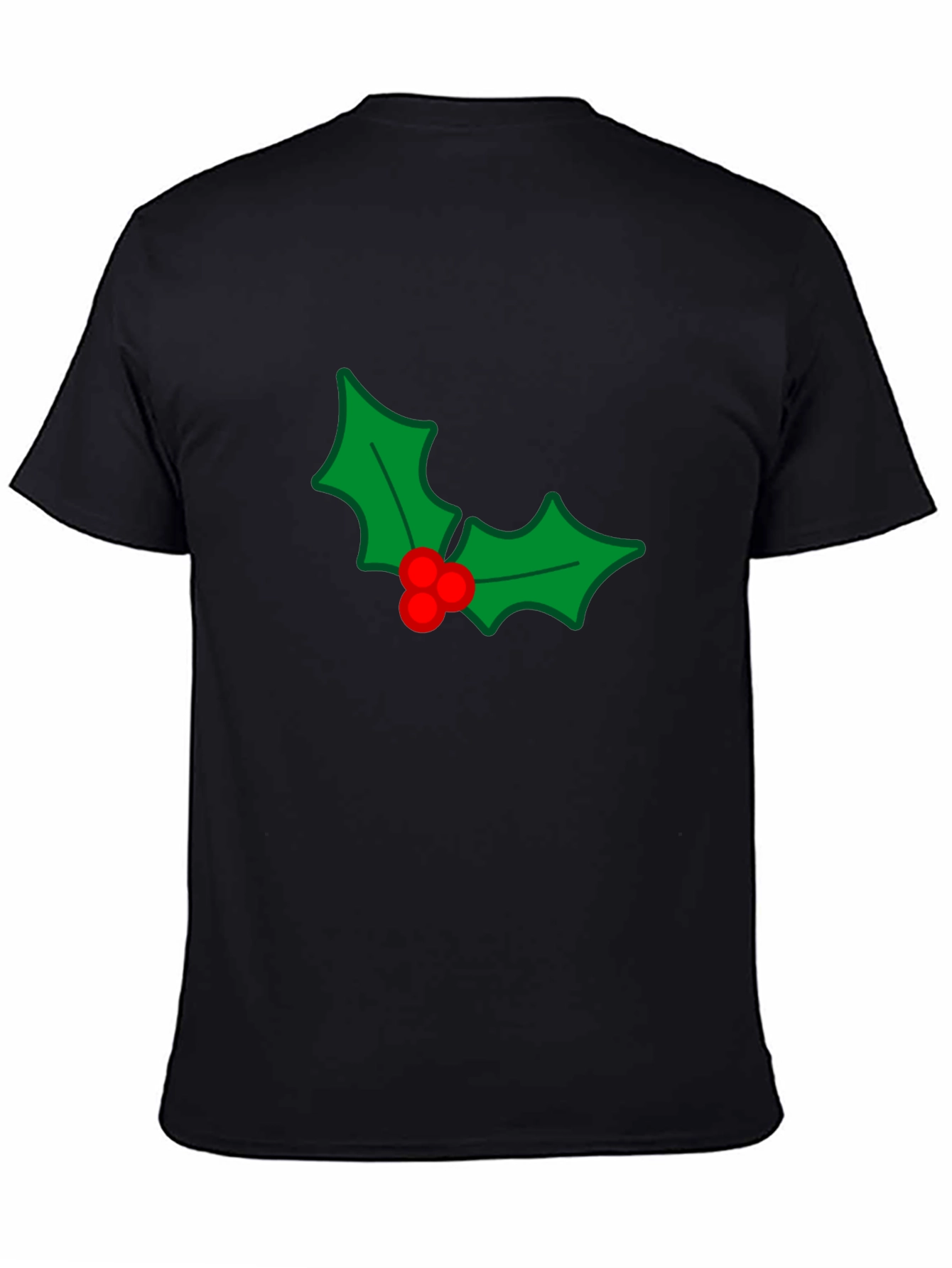 Holly Berry Graphic Tee - Festive Holiday Cheer
