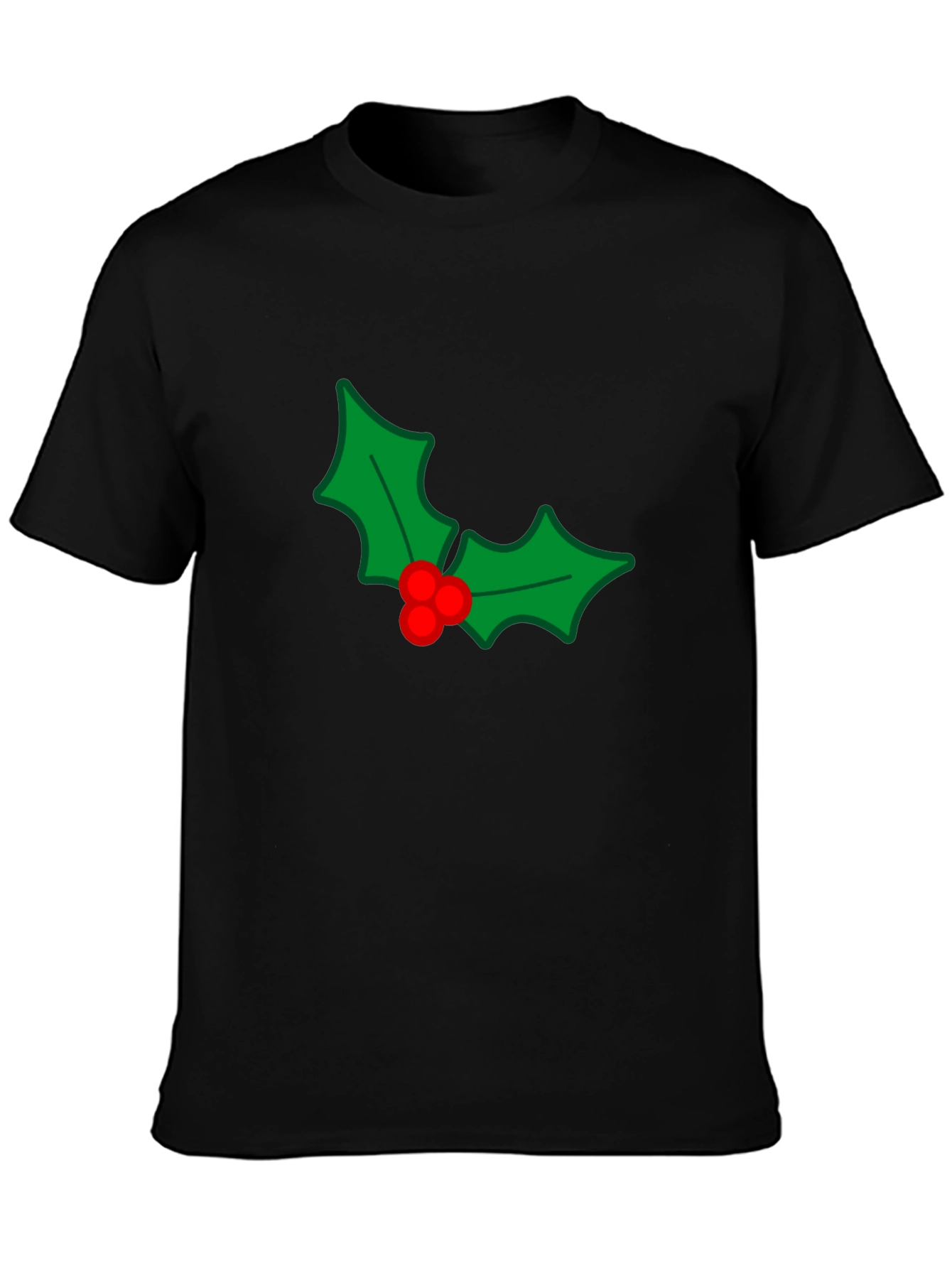 Holly Berry Graphic Tee - Festive Holiday Cheer