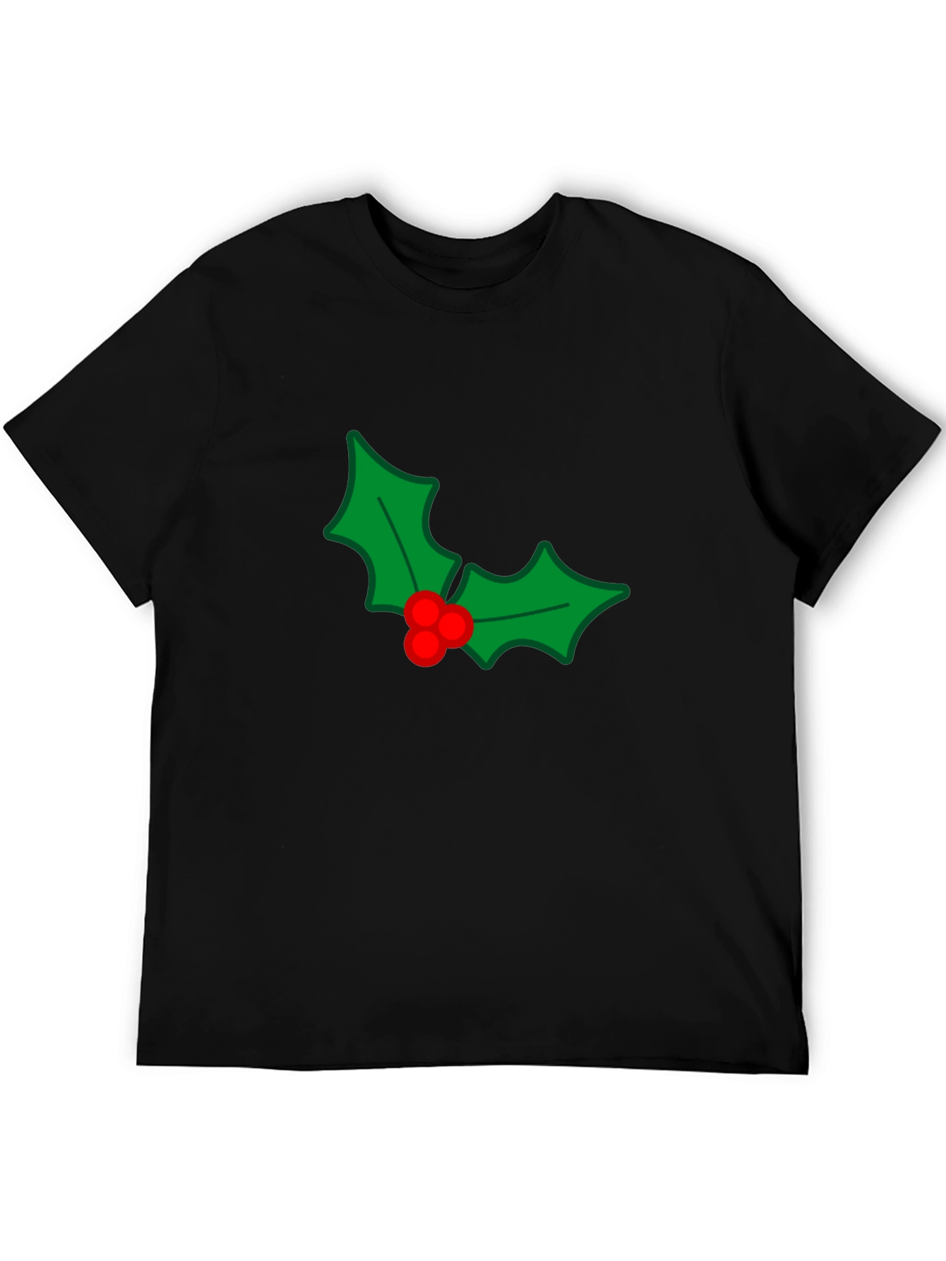 Holly Berry Graphic Tee - Festive Holiday Cheer