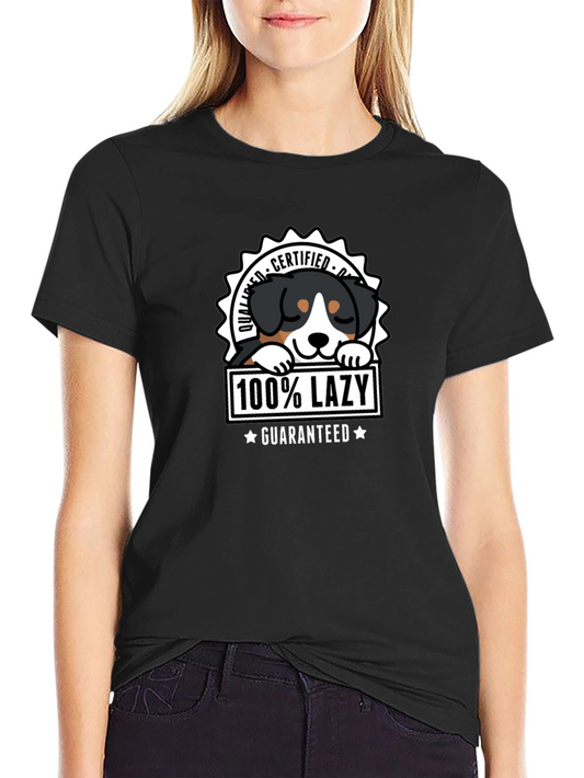 100% Lazy Dog Graphic T-Shirt - Certified Quality