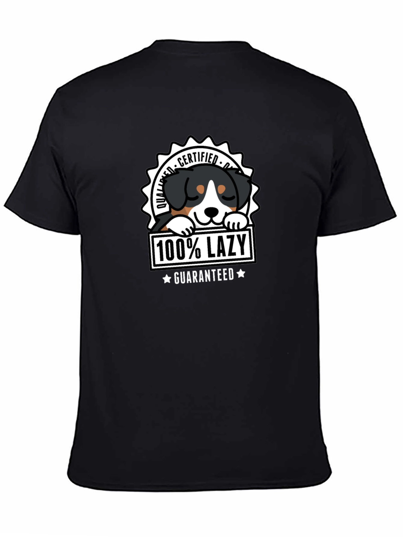 100% Lazy Dog Graphic T-Shirt - Certified Quality