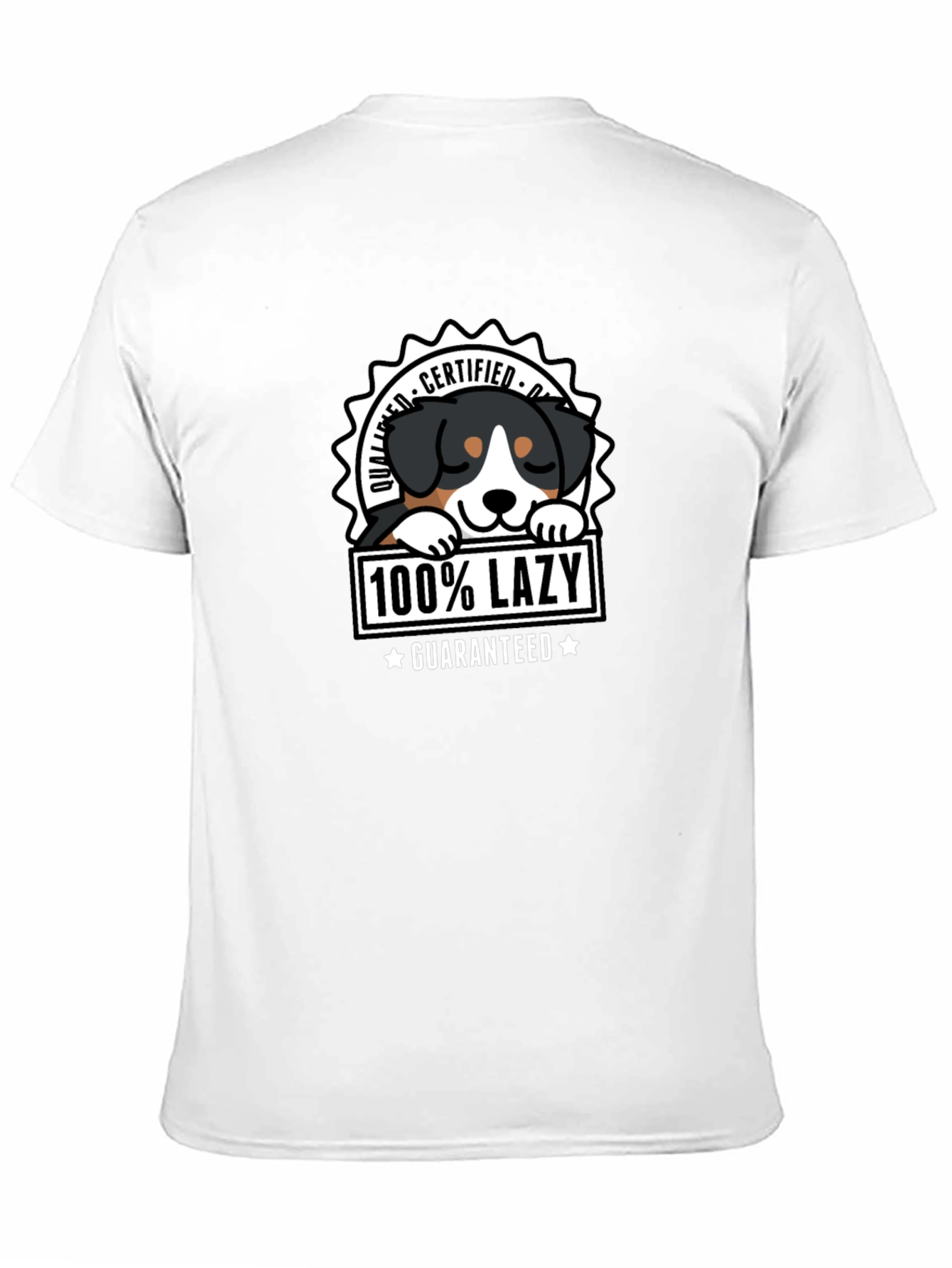 100% Lazy Dog Graphic T-Shirt - Certified Quality