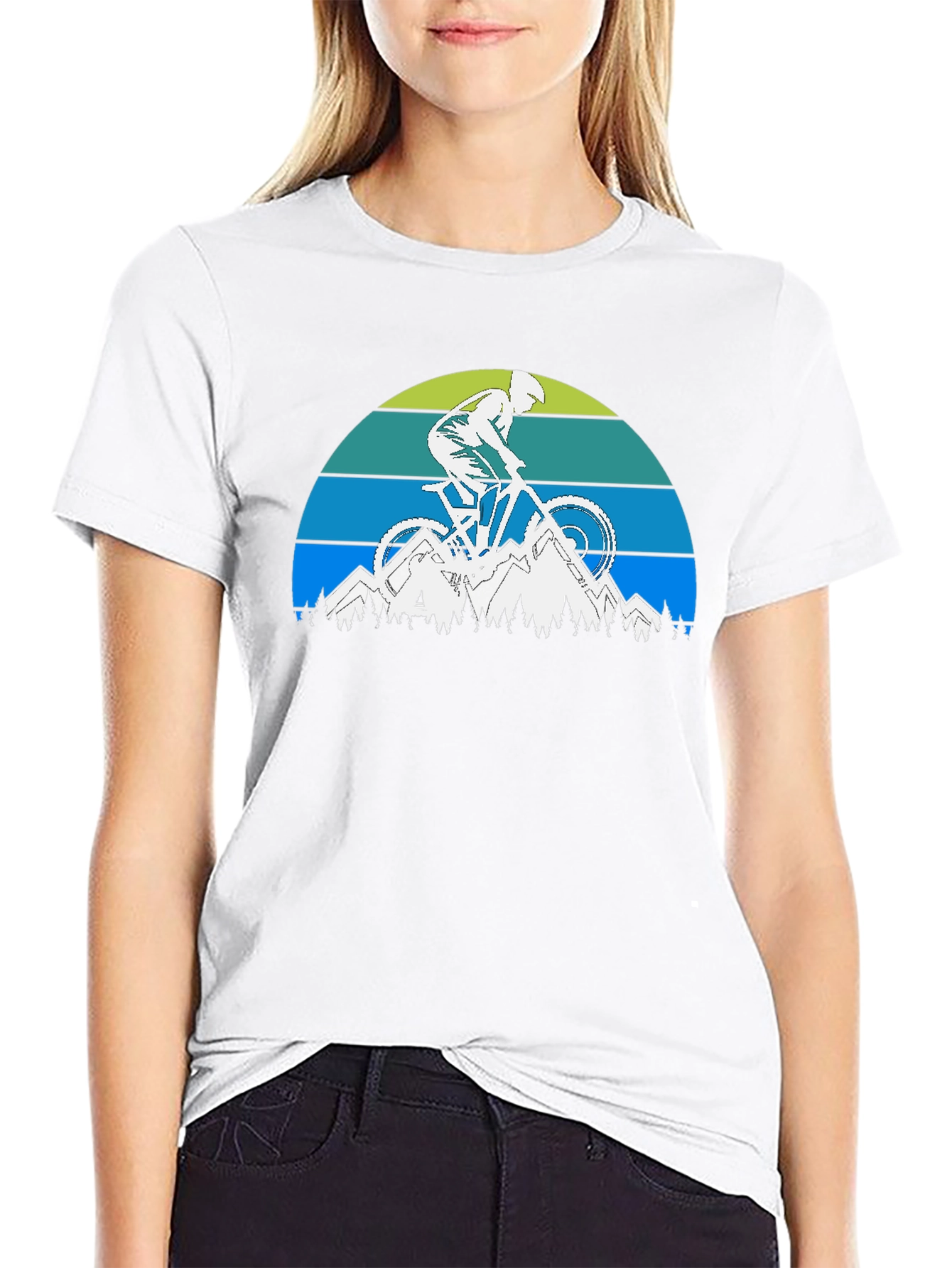 Mountain Biker Graphic Tee - Adventure Ready!