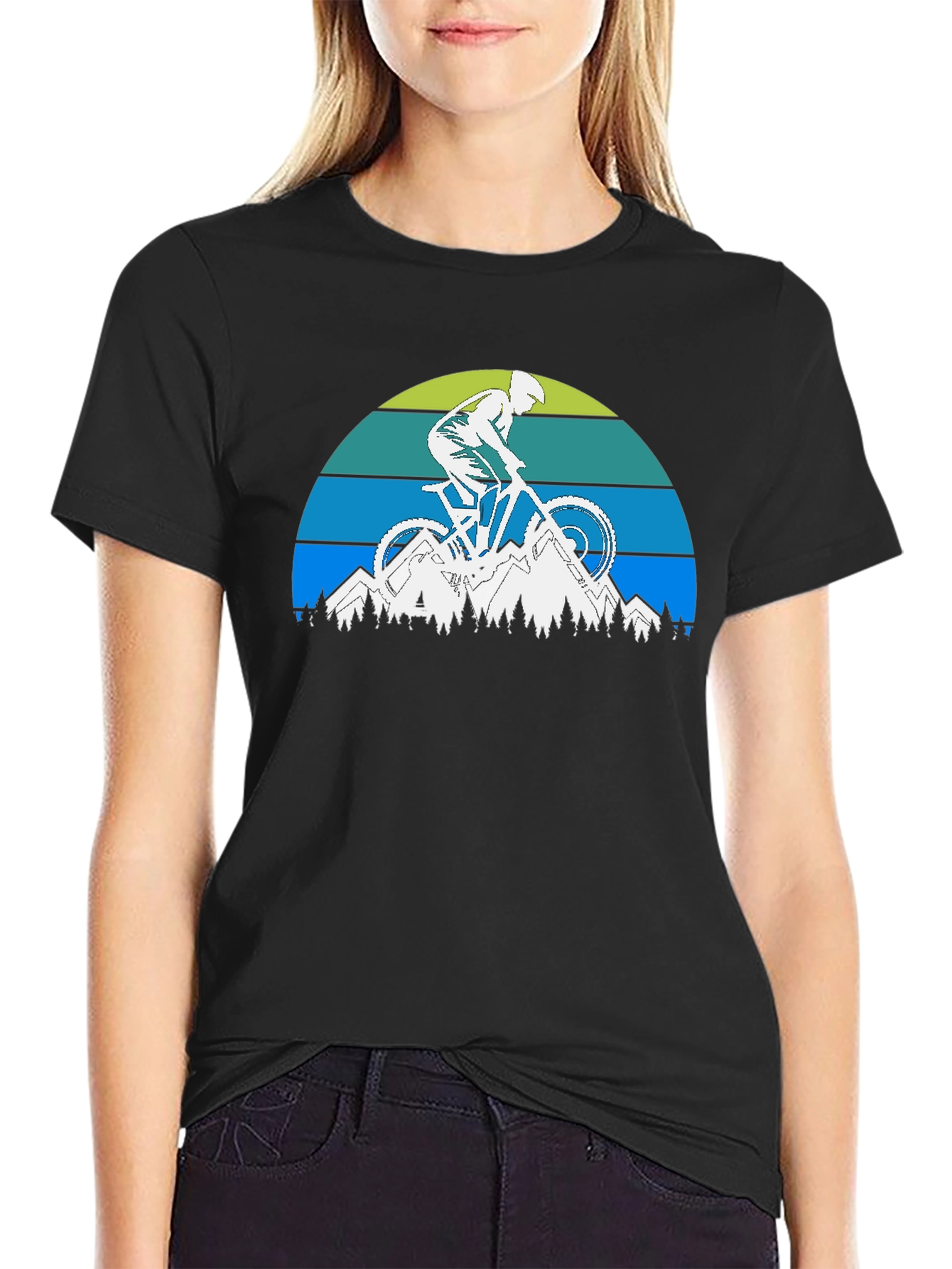 Mountain Biker Graphic Tee - Adventure Ready!