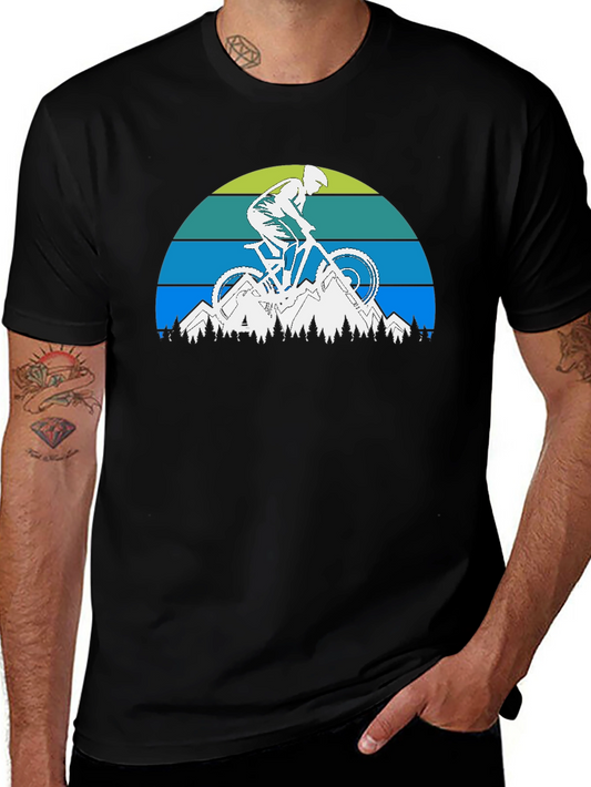 Mountain Biker Graphic Tee - Adventure Ready!