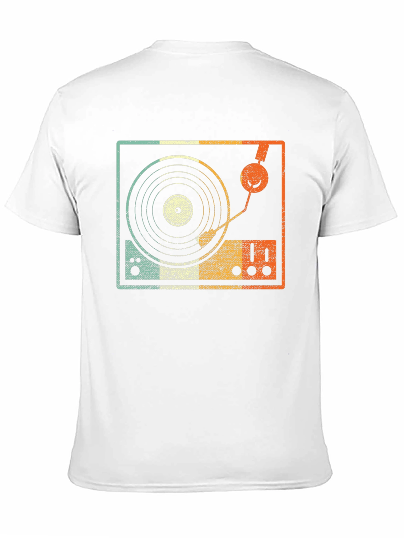 Retro Turntable Graphic Tee - DJ Music Lover T-Shirt