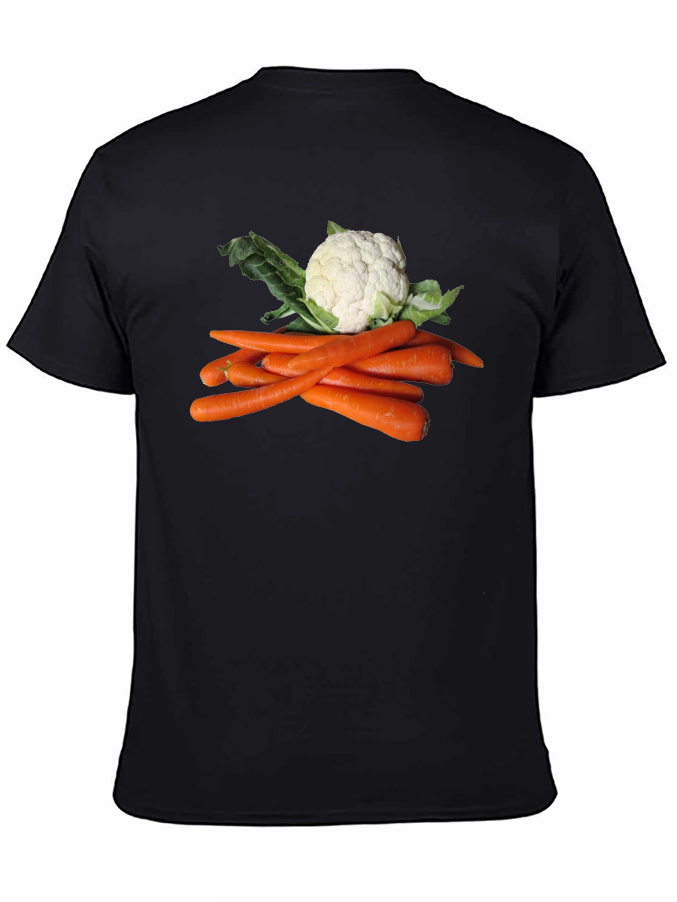 Veggie T-Shirt: Carrots and Cauliflower Graphic Tee