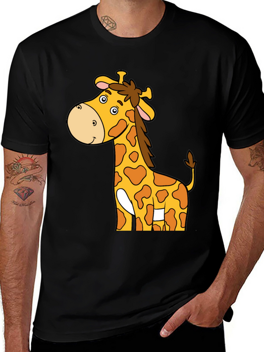 Cute Giraffe Graphic T-Shirt