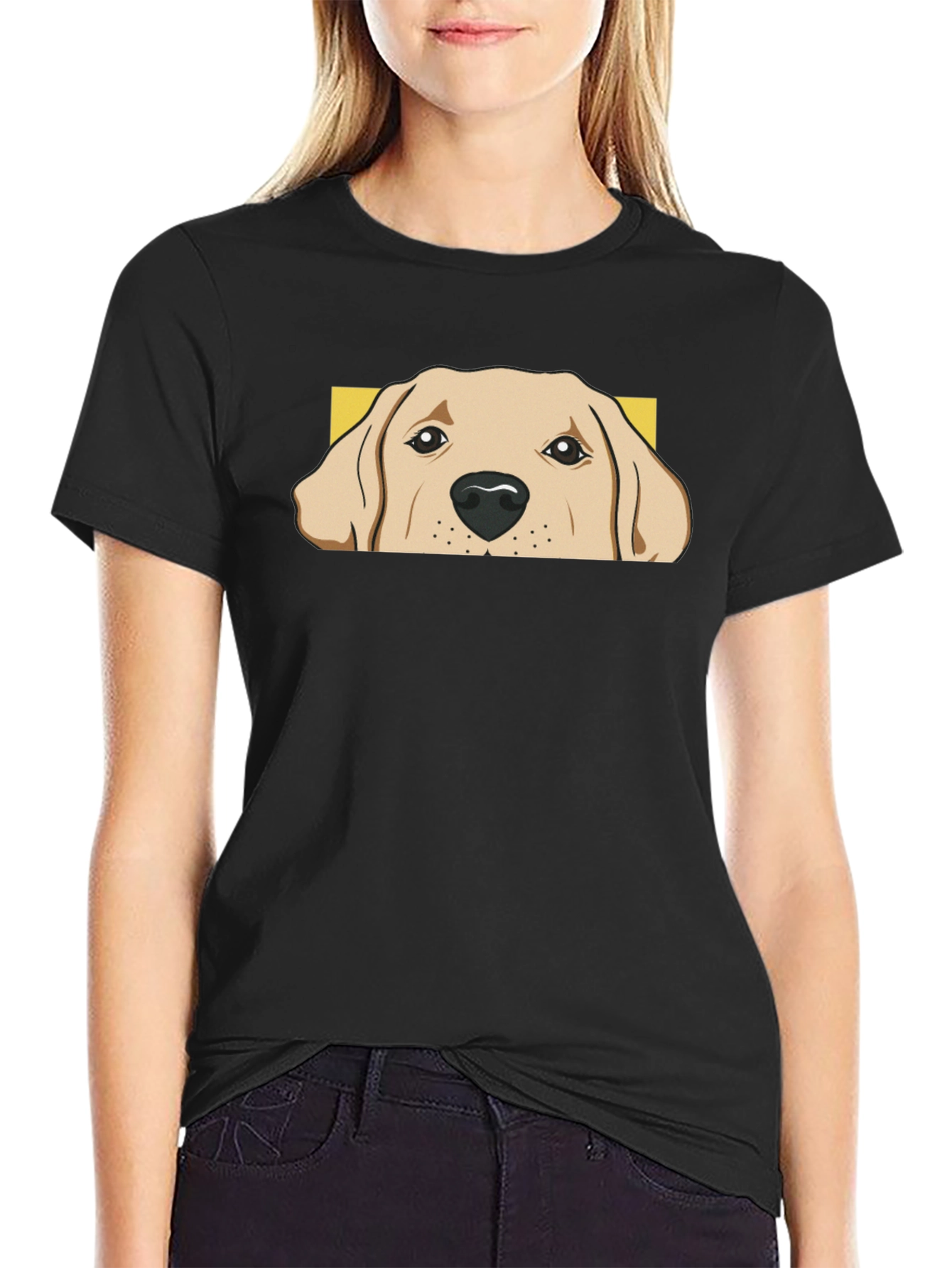 Dog Peek T-Shirt - Labrador Lover