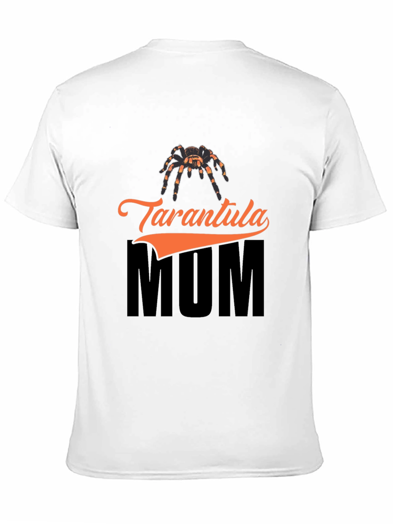 Tarantula Mum Graphic T-Shirt - Black Cotton Tee