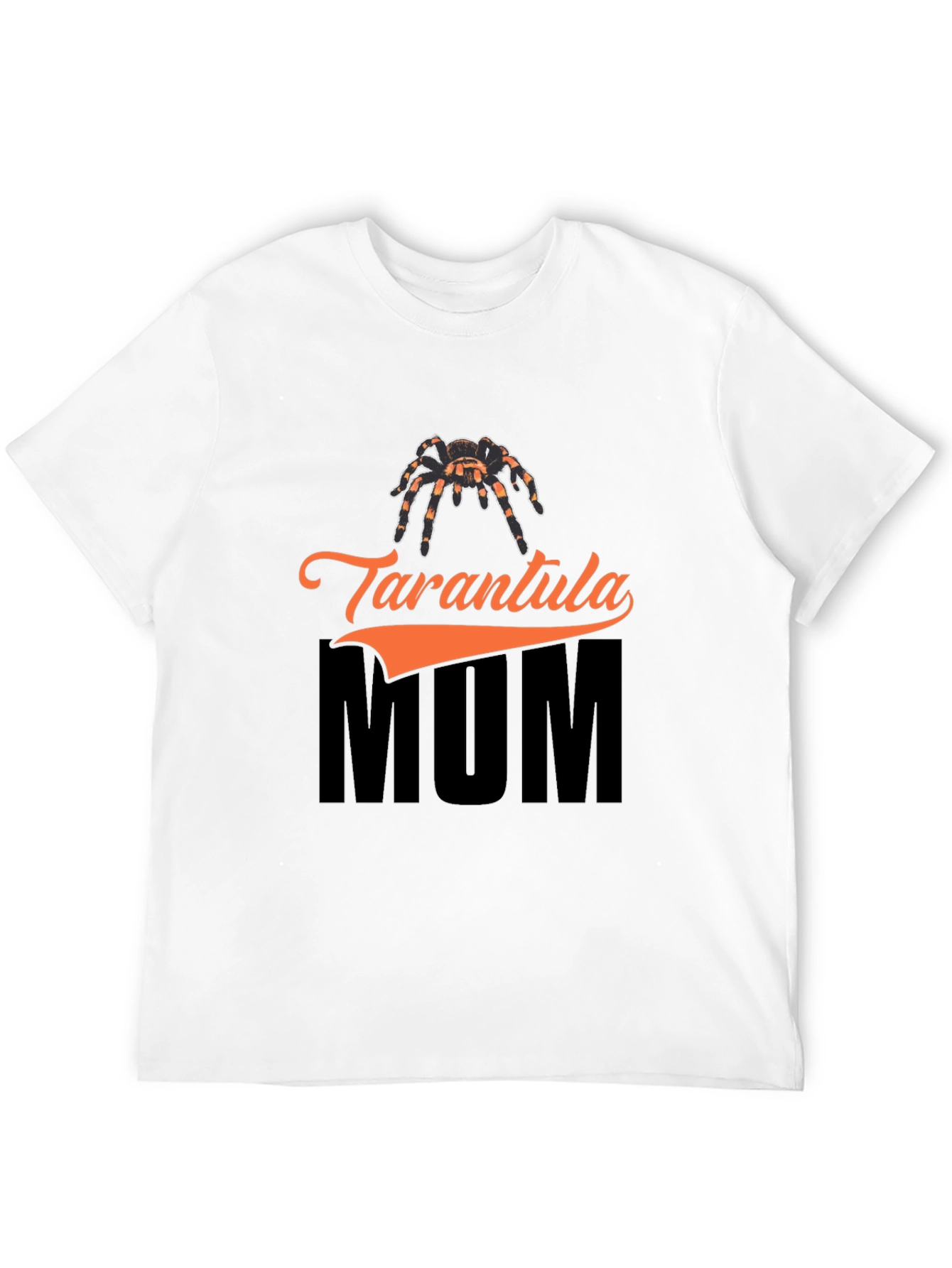 Tarantula Mum Graphic T-Shirt - Black Cotton Tee
