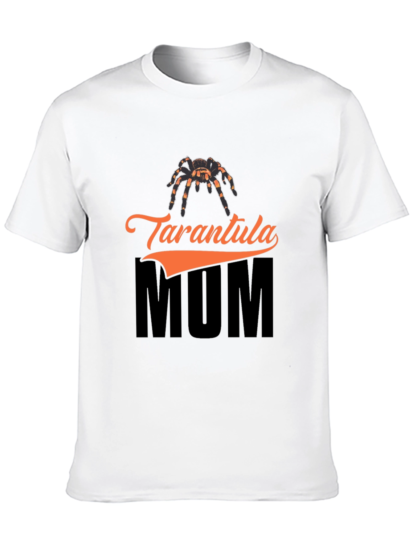 Tarantula Mum Graphic T-Shirt - Black Cotton Tee