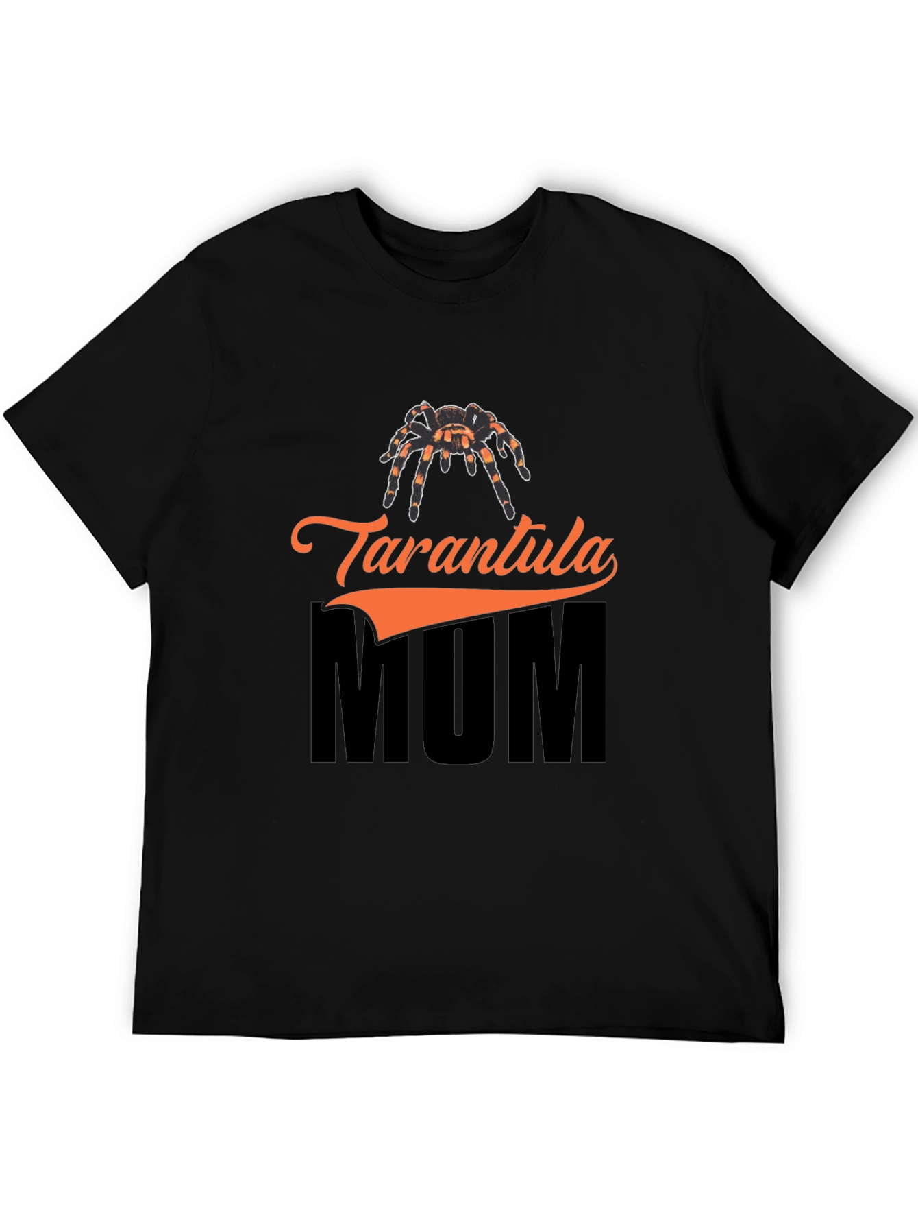 Tarantula Mum Graphic T-Shirt - Black Cotton Tee