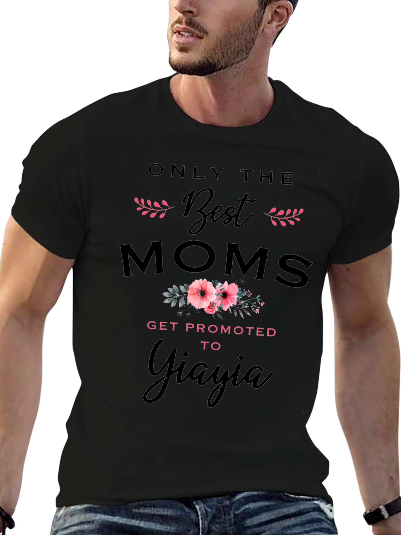 Best Moms Get Promoted to Yiayia T-Shirt