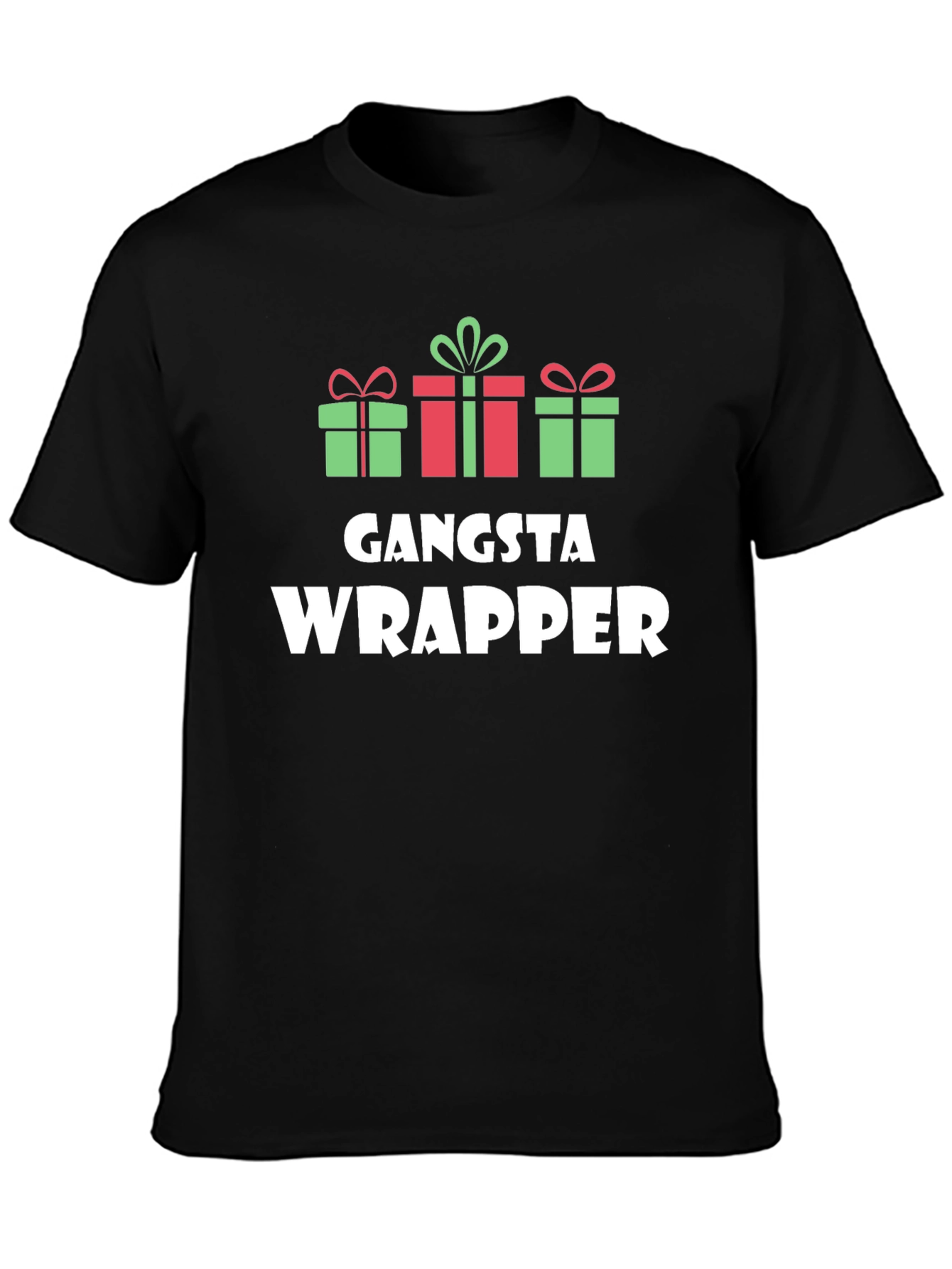 Gangsta Wrapper Christmas Graphic Tee