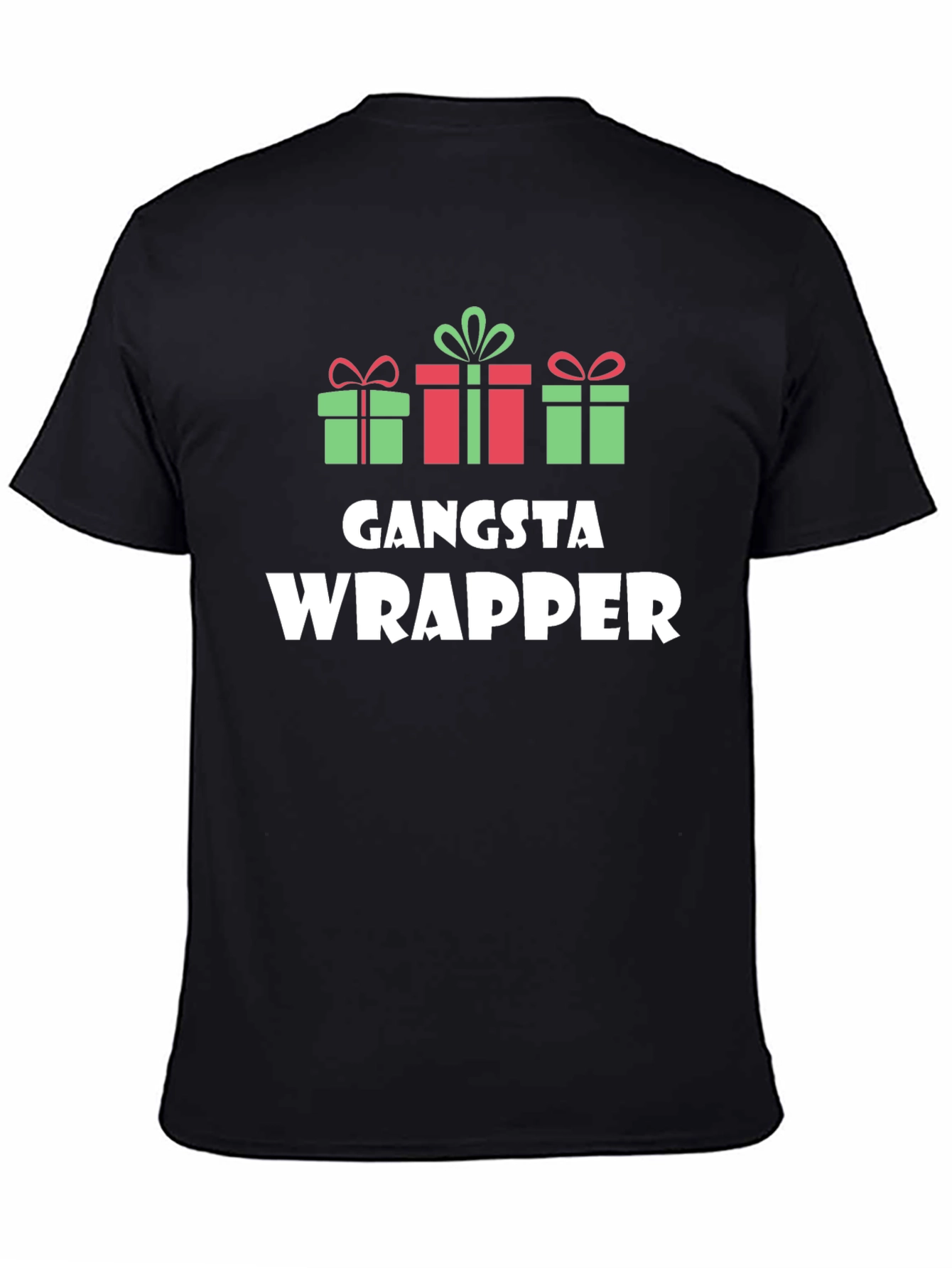 Gangsta Wrapper Christmas Graphic Tee